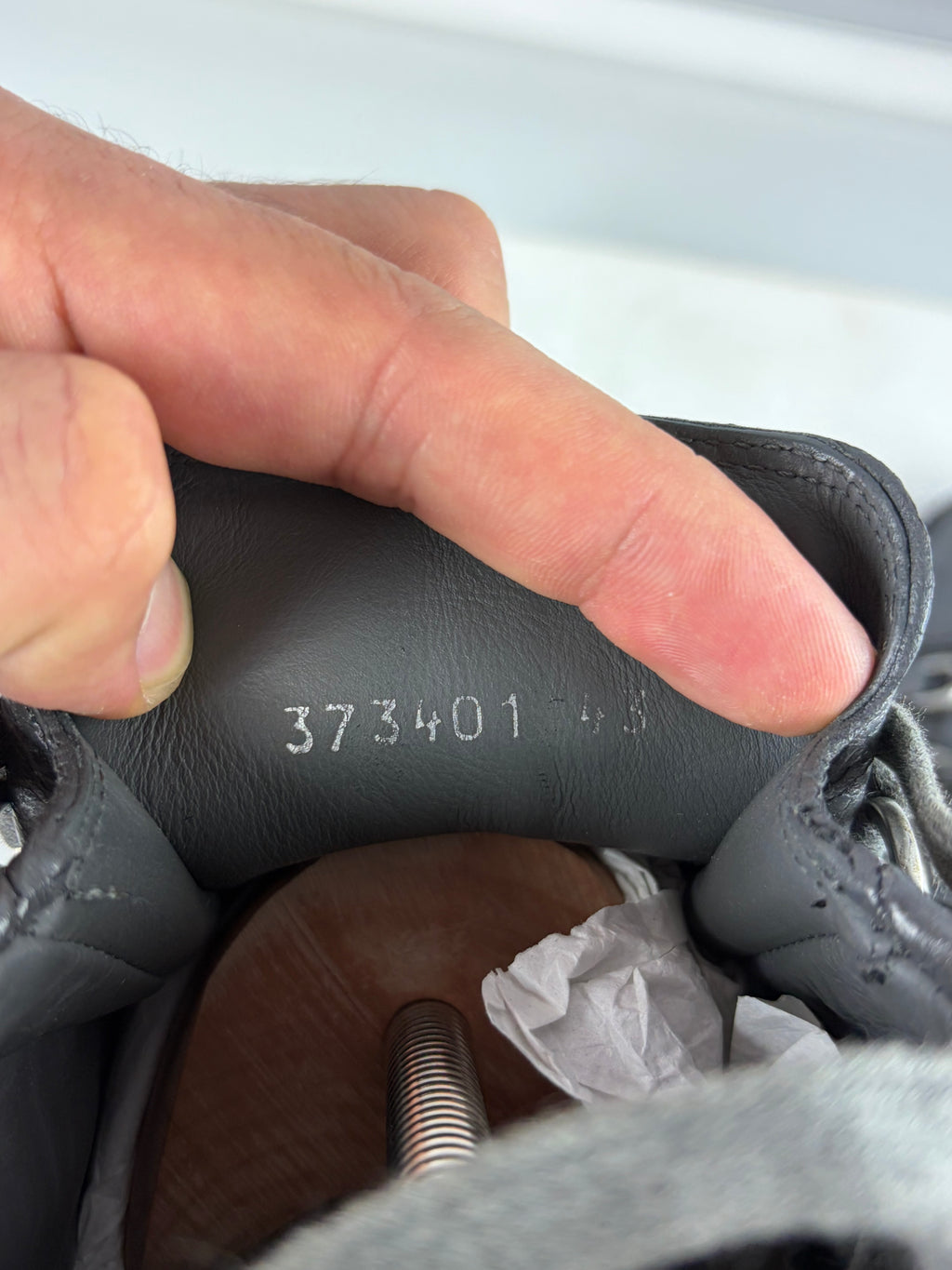 Balenciaga arena high tops - eu 43 / us 10 - grey