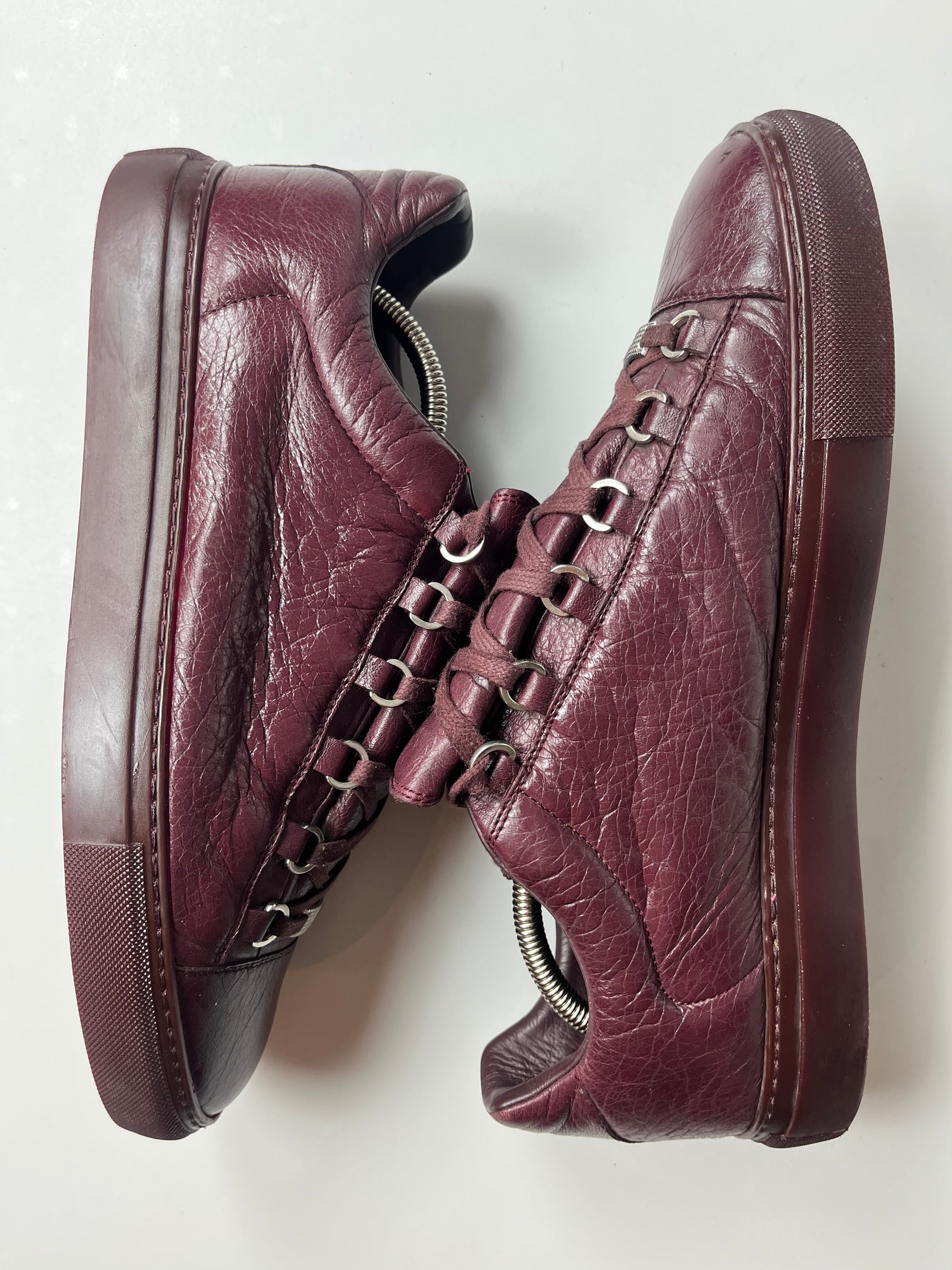 Balenciaga arena low - eu 44 - burgundy