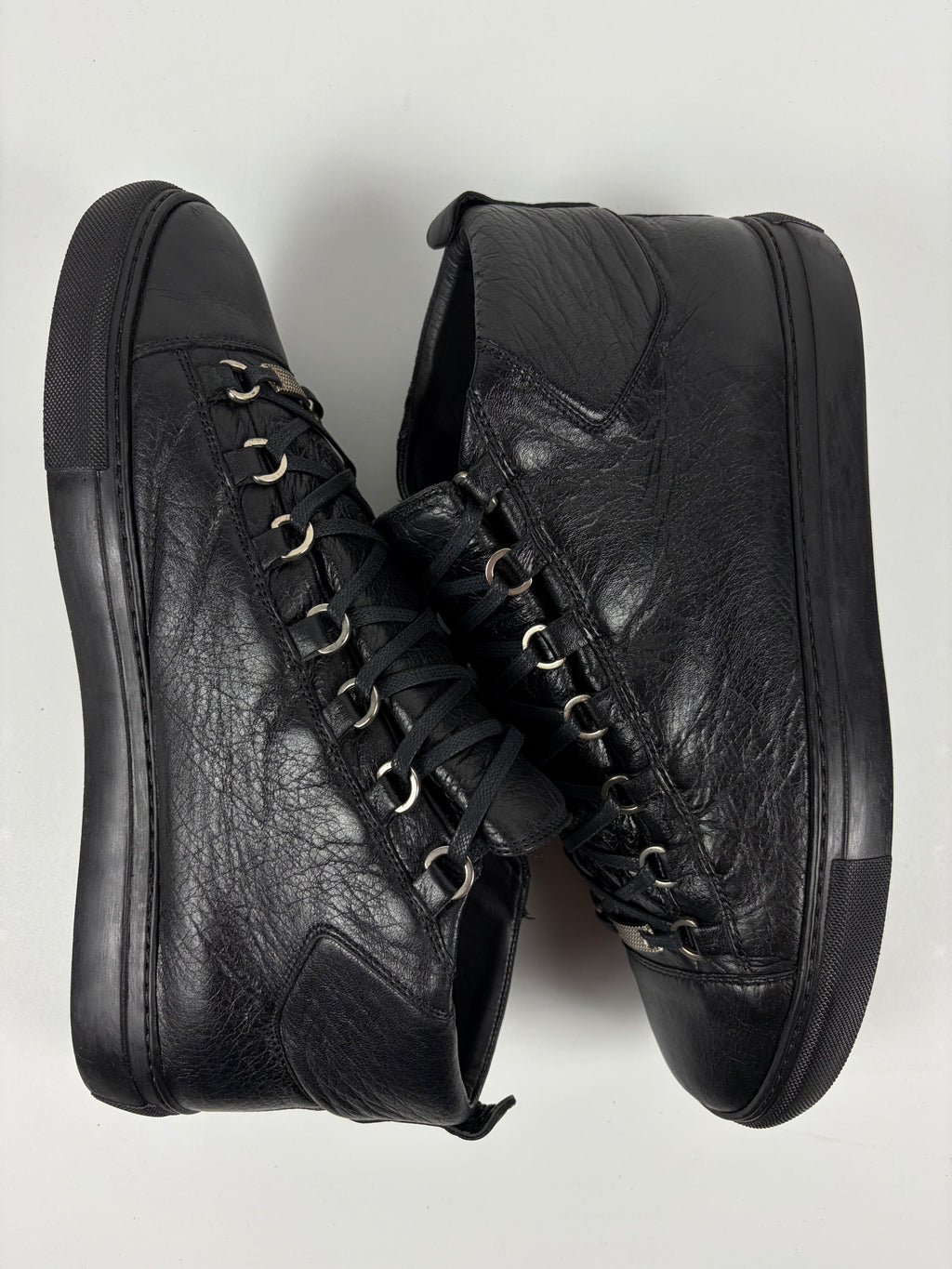 Balenciaga arena high tops - eu43/us10 - black