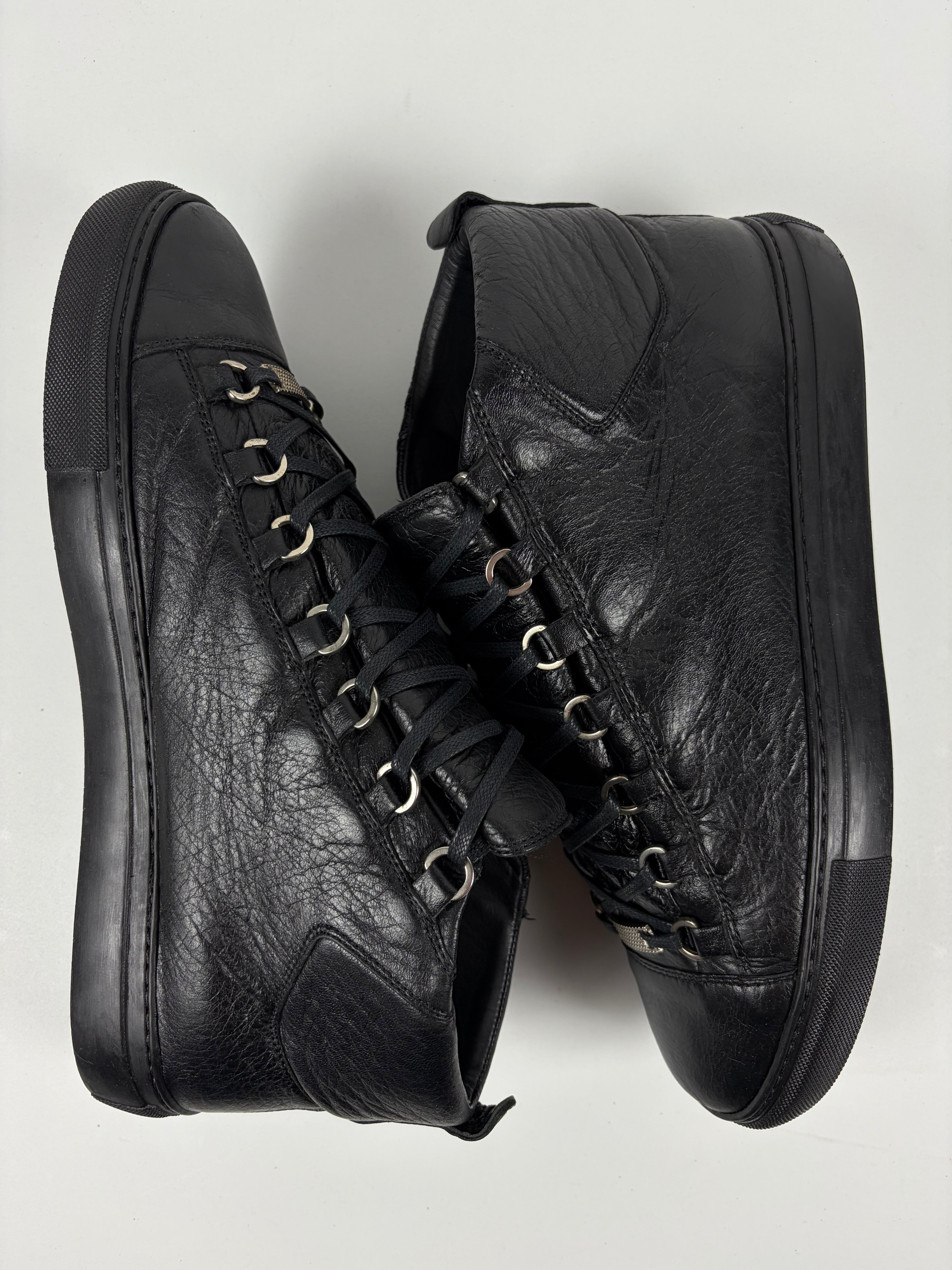 Balenciaga arena high tops - eu43/us10 - black