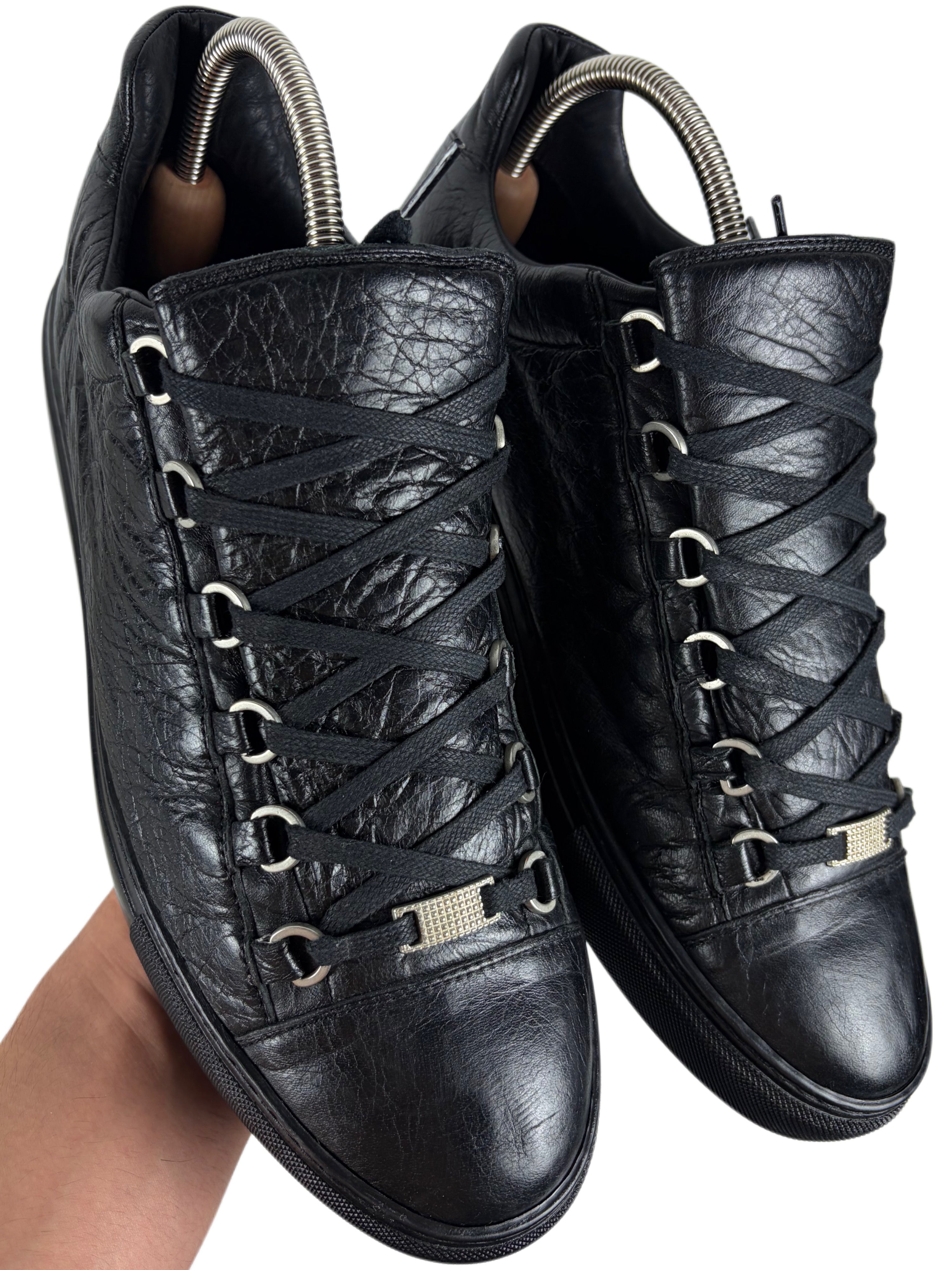 Balenciaga arena low - eu 44 / us 11 - black