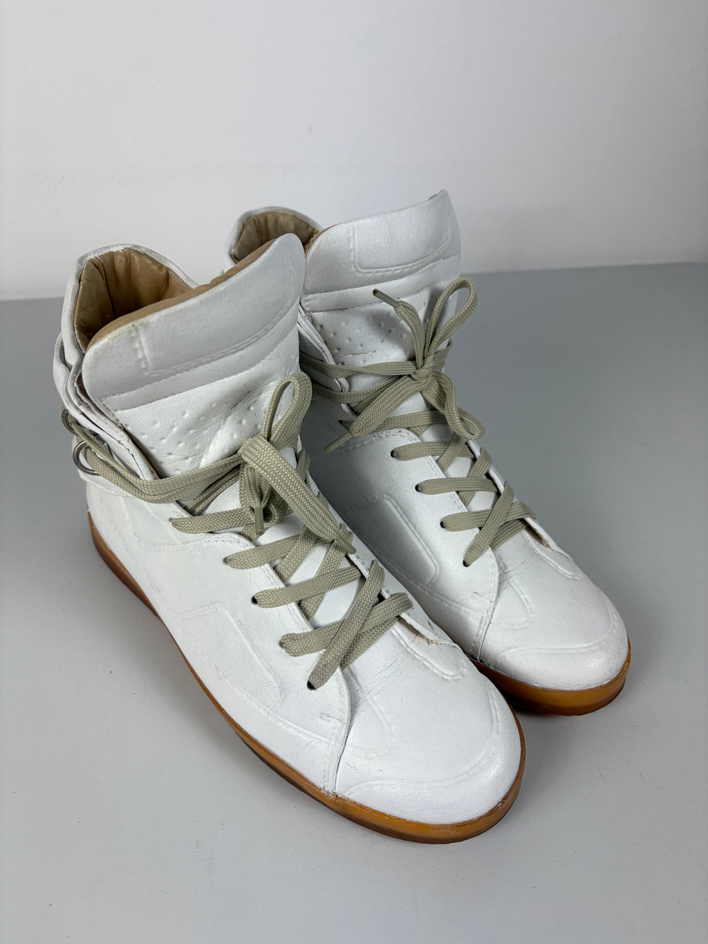 2012 Maison Margiela X H&M high tops - eu 40 - white