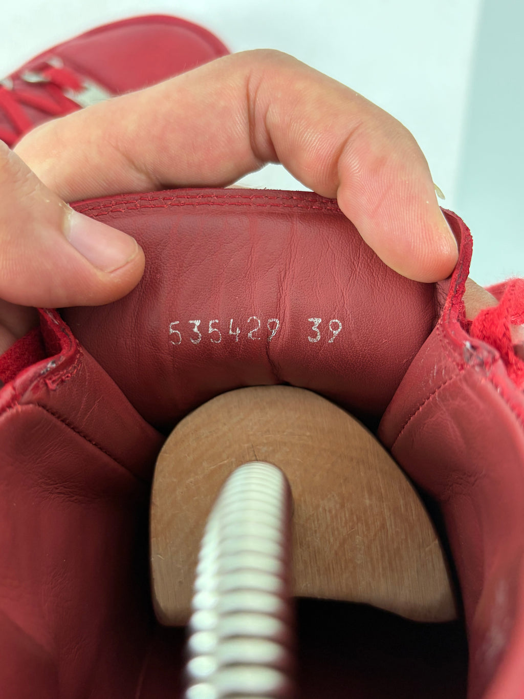 Balenciaga arena high tops - eu 39 / us 6 - red