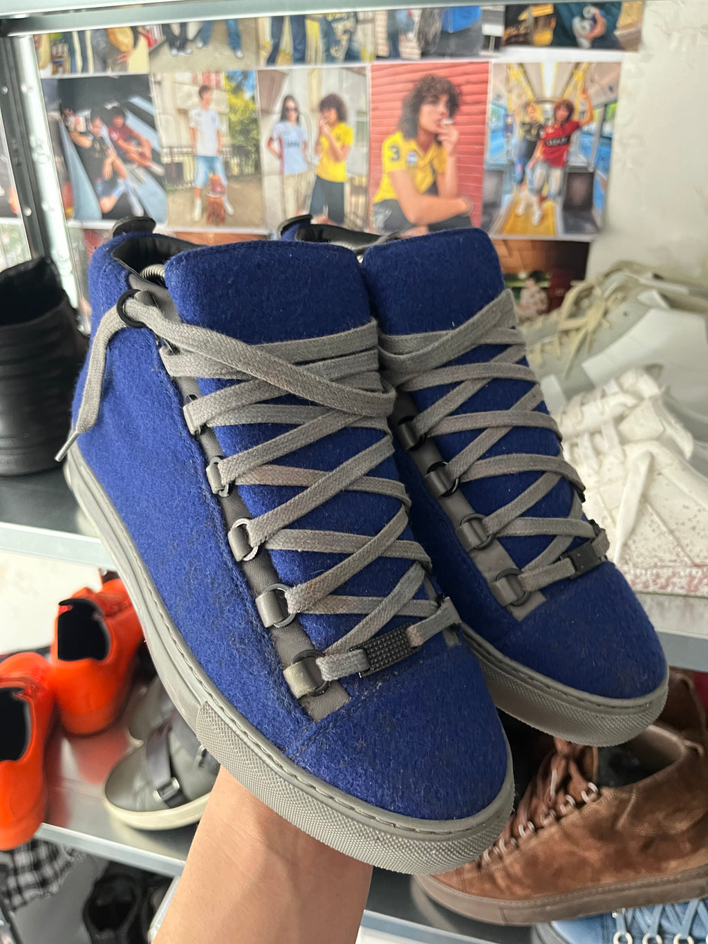 Balenciaga arena high top - Eu 39 - navy blue