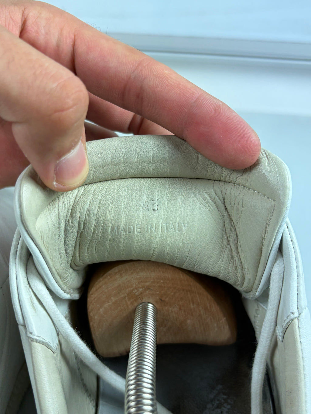 2017 Maison Margiela Future low - eu 43 / us 10 - white