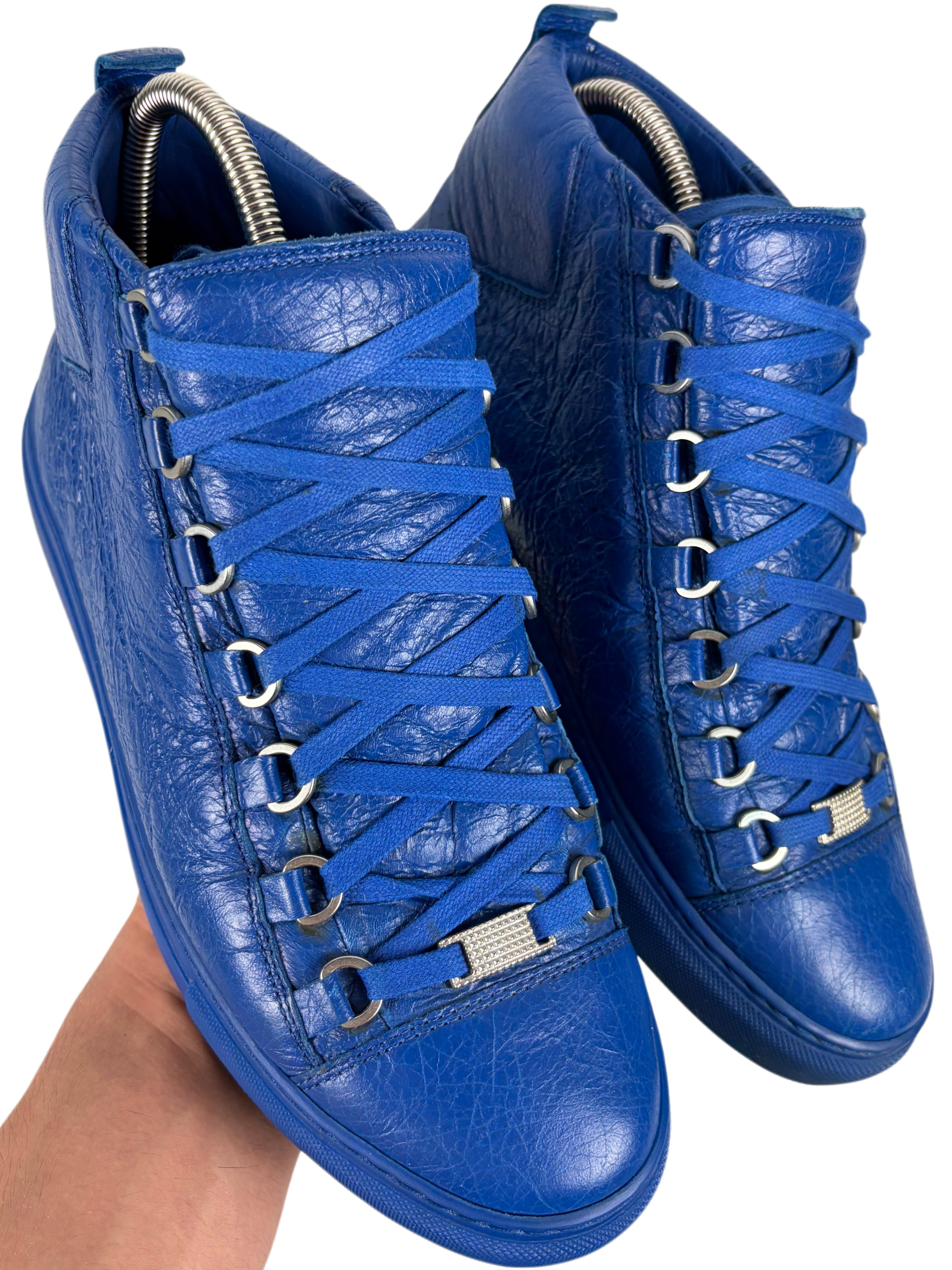 Balenciaga arena high tops - eu 40 / us 7 - blue