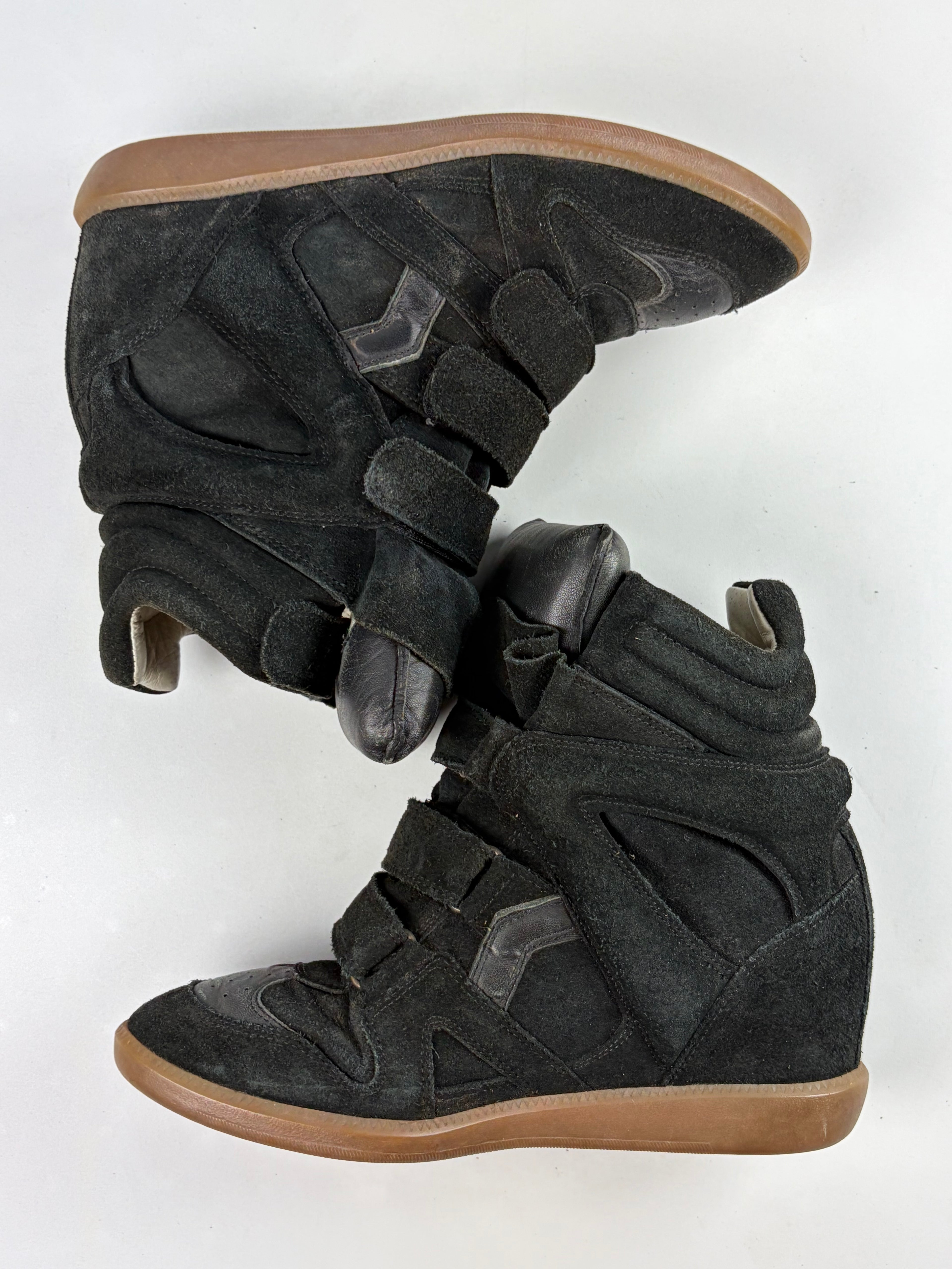 Isabel Marant Bekett wedge sneakers - eu 40 - black