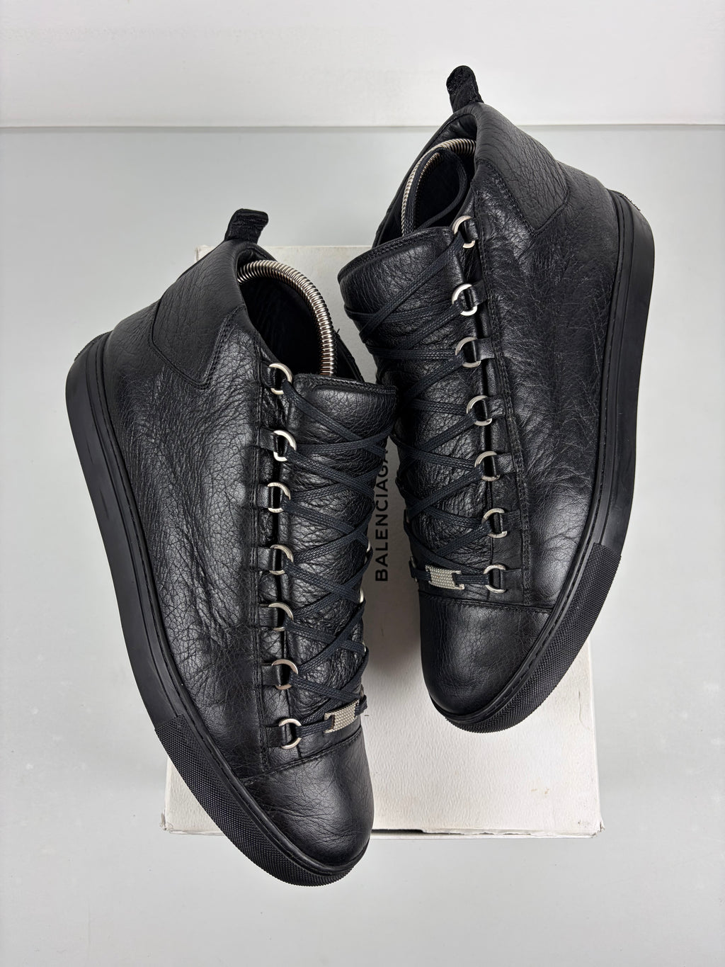 Balenciaga arena high tops - eu 45 / us 12 - black