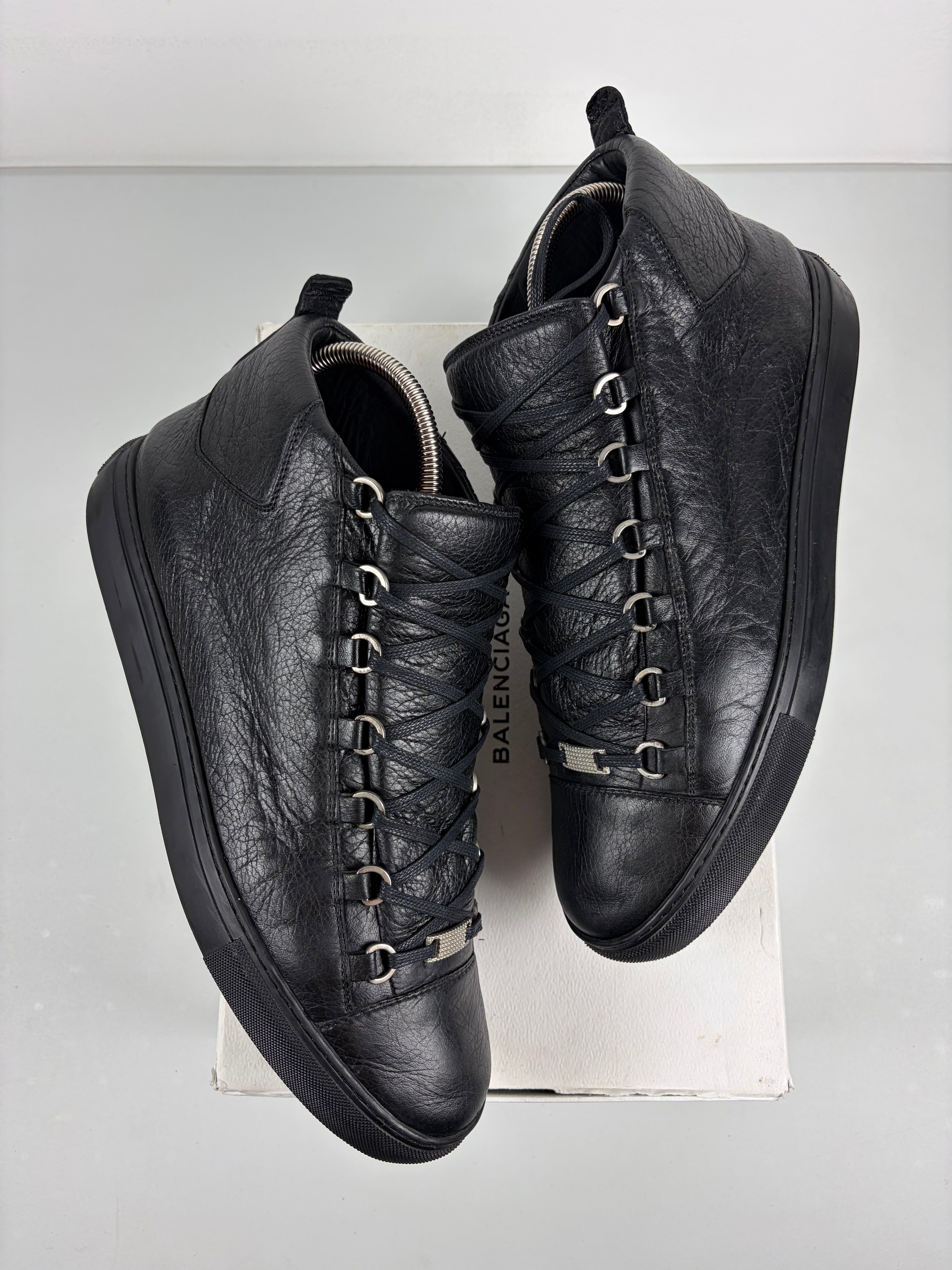 Balenciaga arena high tops - eu 45 / us 12 - black