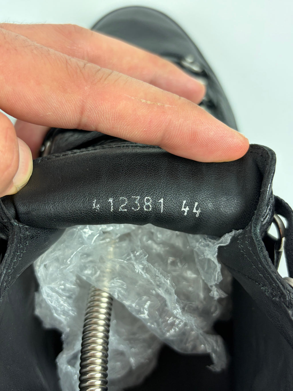Balenciaga arena high tops - eu44/us11 - black