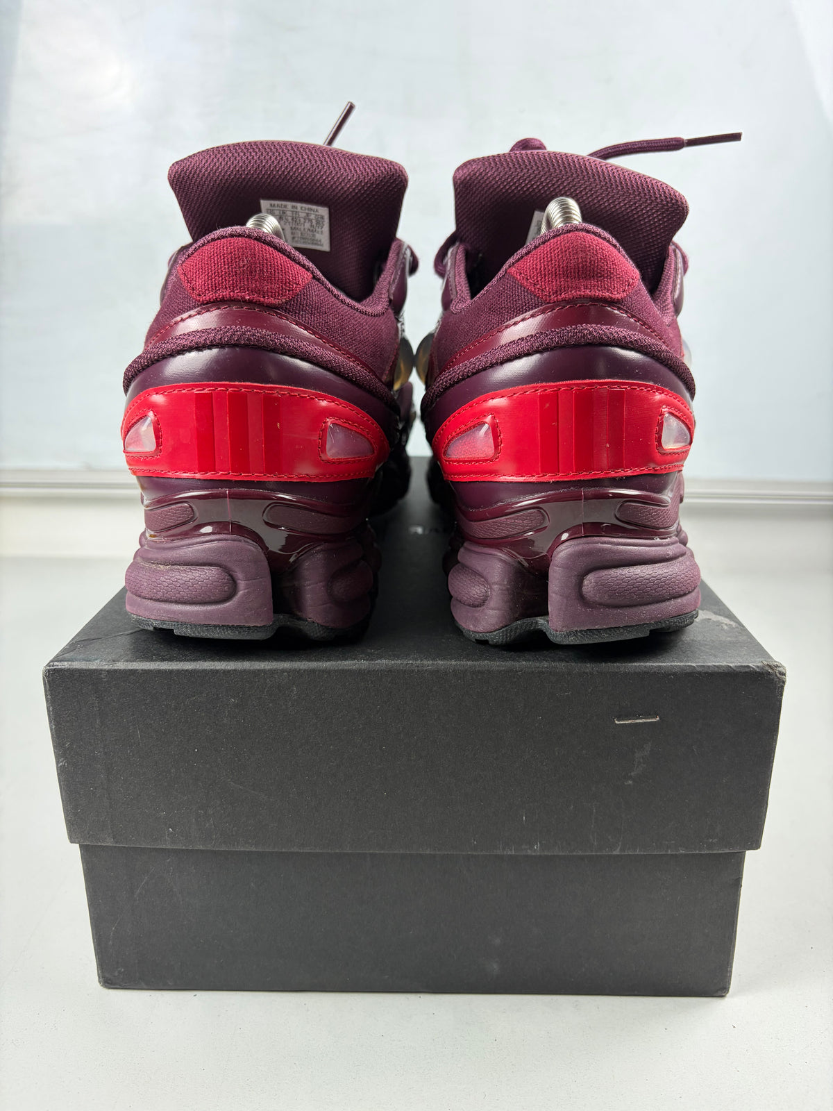 Adidas Ozweego 3 x Raf Simons - eu 42.5 / us 9 / uk 8.5 - burgundy