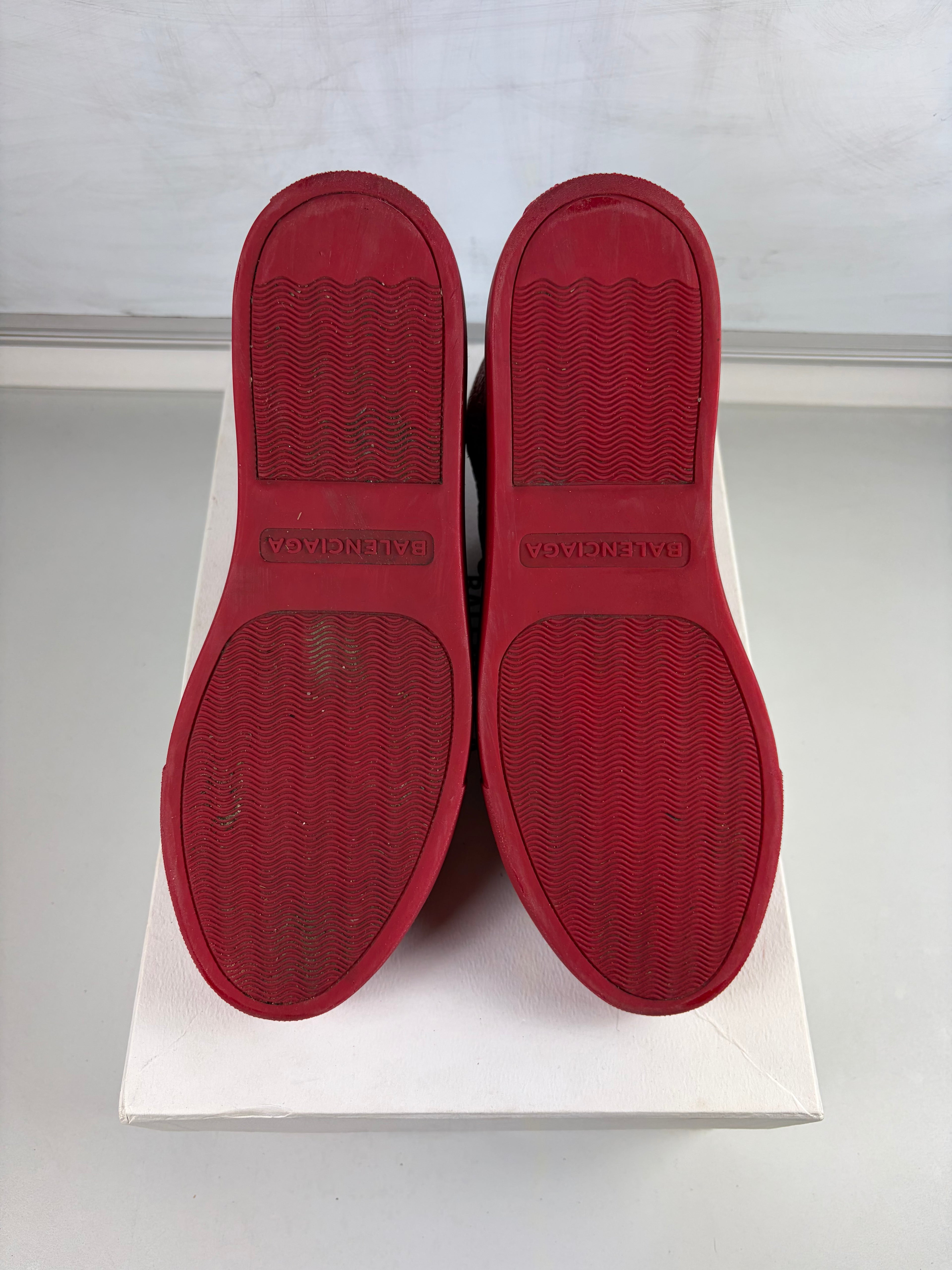 Balenciaga arena high tops - eu 40 / us 7 - red