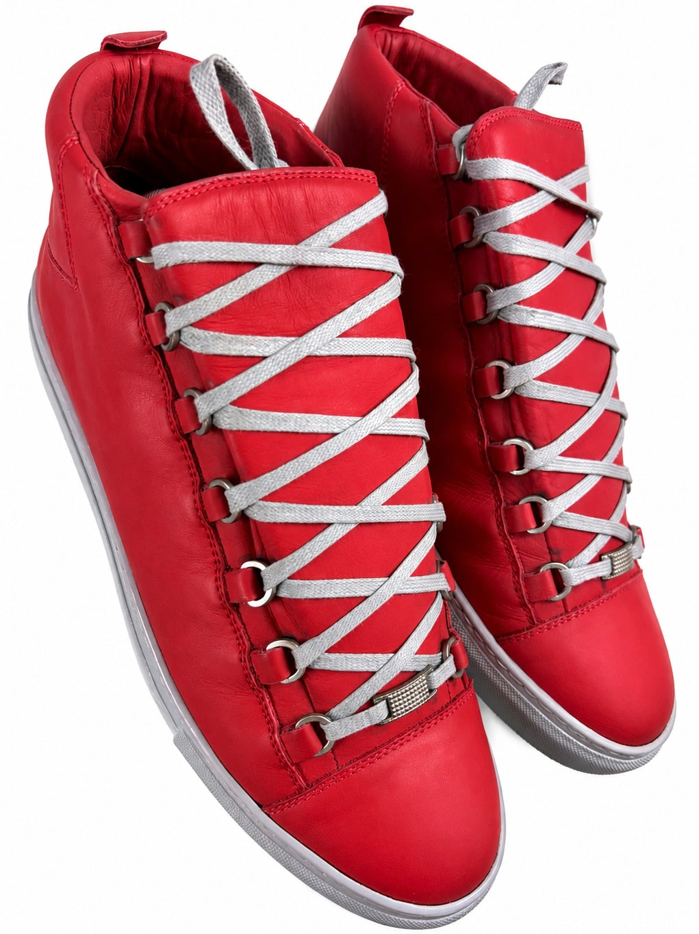 Balenciaga arena high tops - eu 45 / us 12 - red
