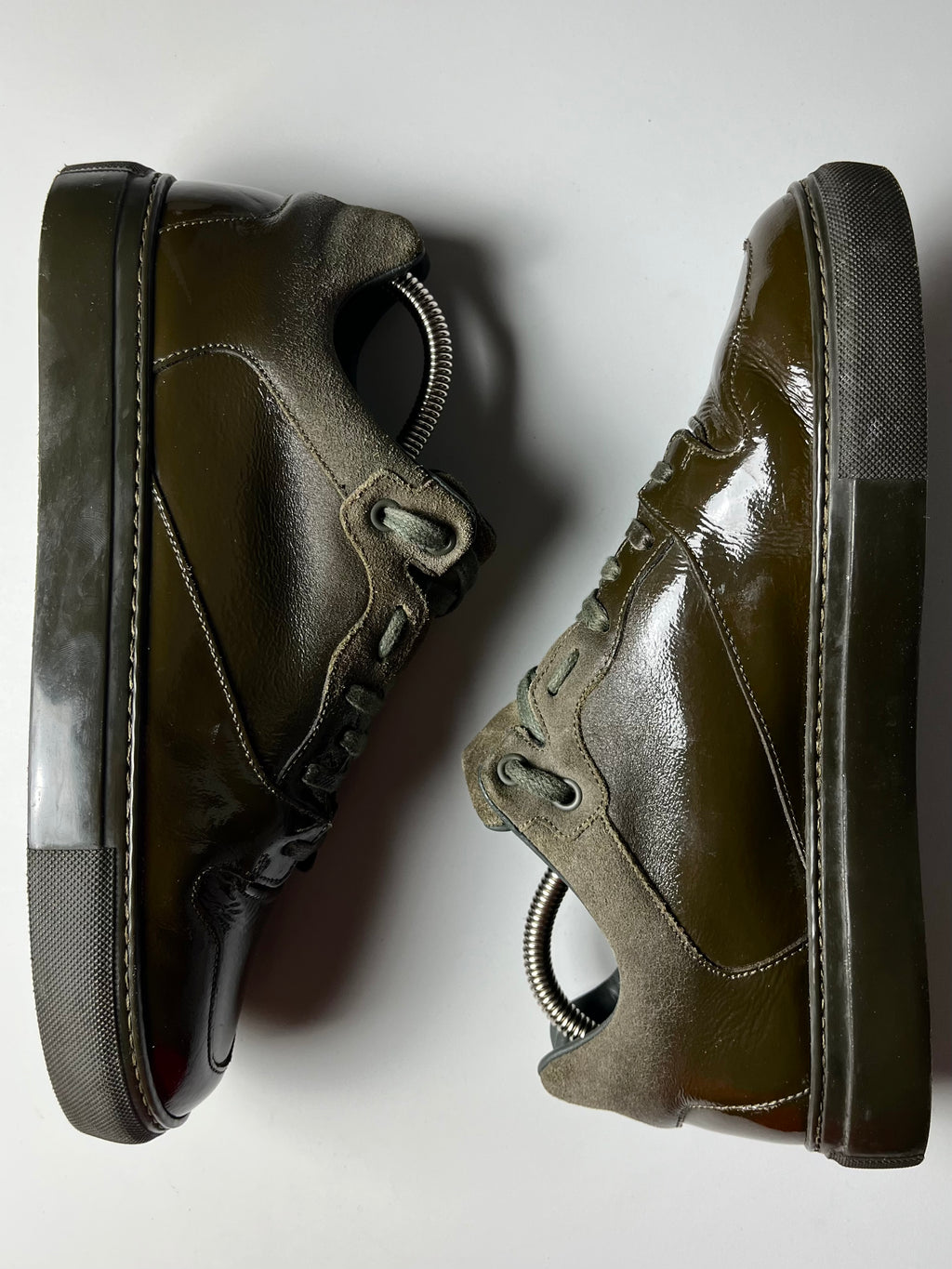 Balenciaga low Dipped Suede Leather - EU 40 - olive green