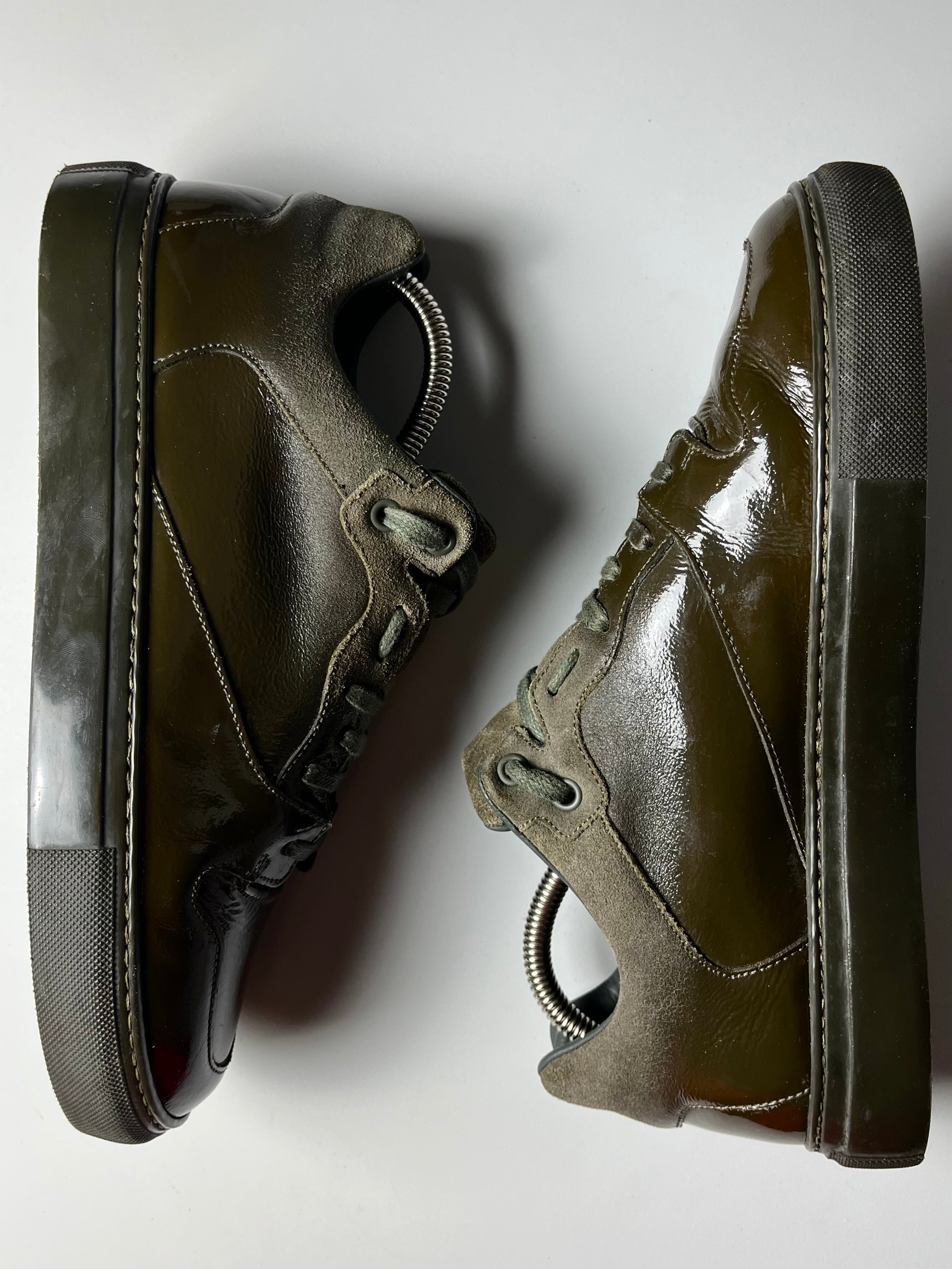 Balenciaga low Dipped Suede Leather - EU 40 - olive green