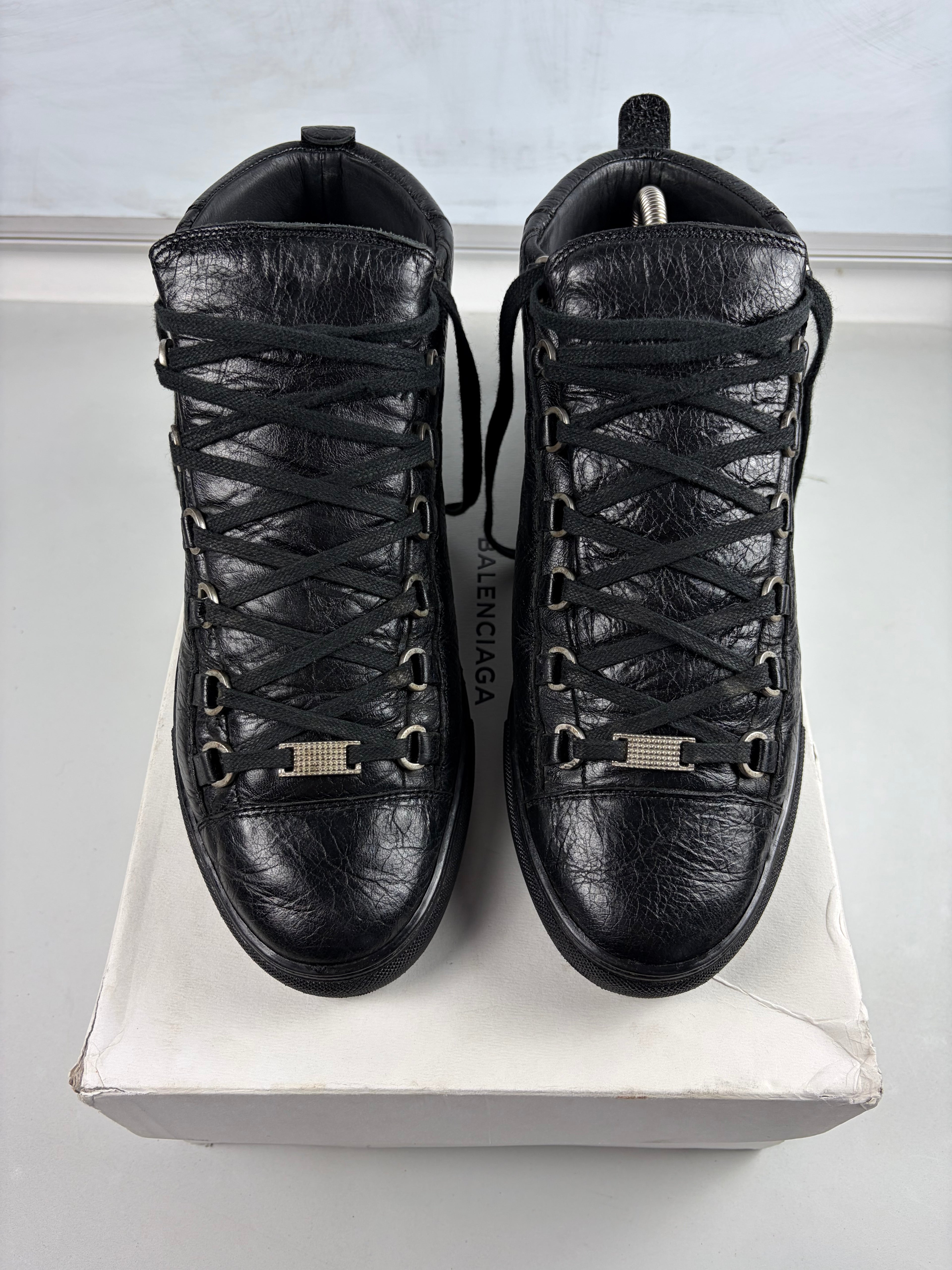 Balenciaga arena high tops - eu 42 / us 9 - black