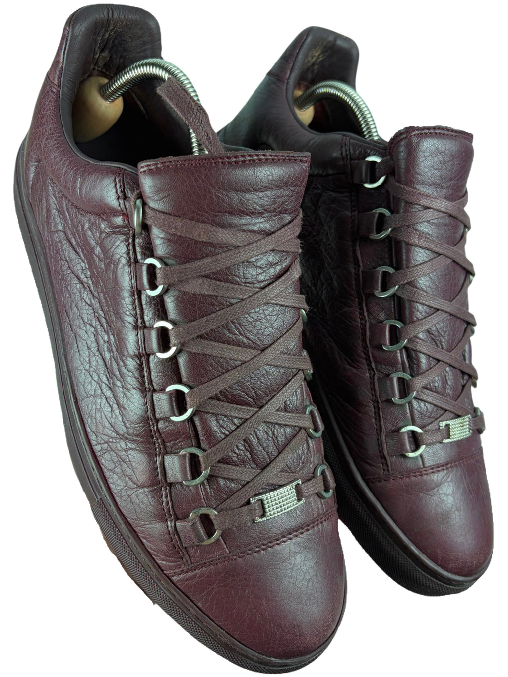 Balenciaga arena low - eu 42 / us 9 / uk 8 - burgundy