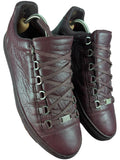 Balenciaga arena low - eu 42 / us 9 / uk 8 - burgundy
