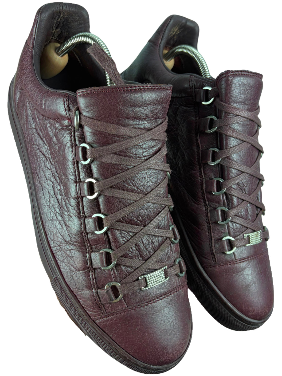 Balenciaga arena low - eu 42 / us 9 / uk 8 - burgundy