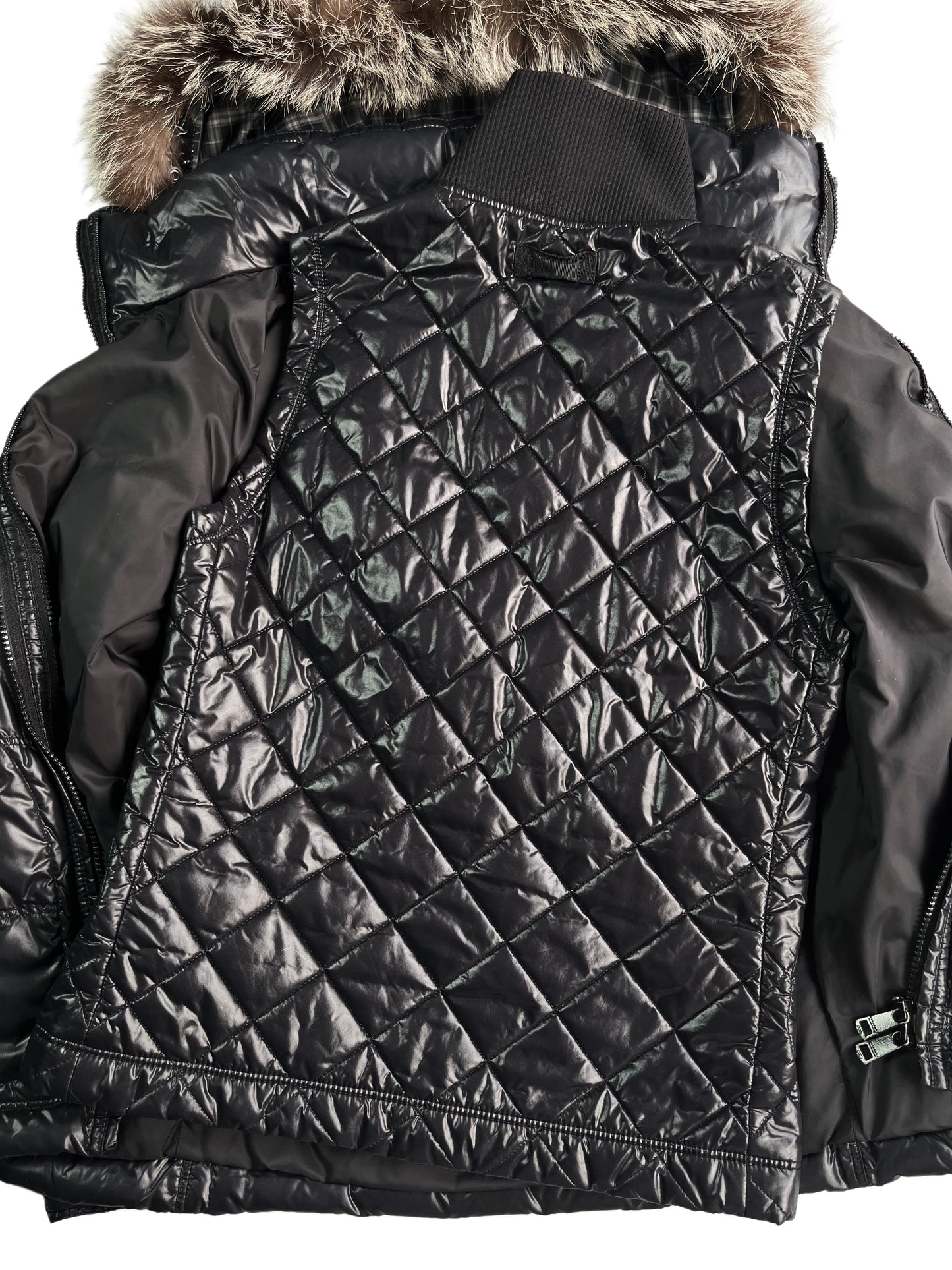 00’s BURBERRY made in Japan 2 in 1 down jacket (S/M) - black