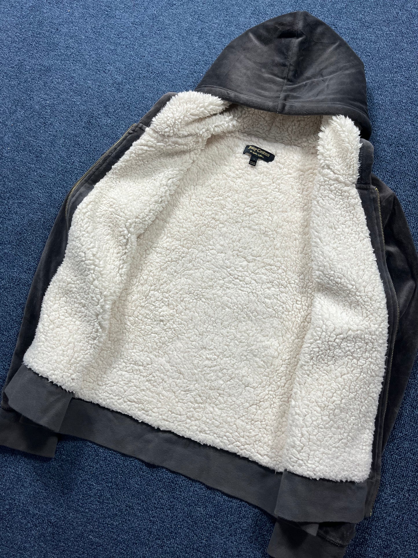 JUICY COUTURE ZIP UP HOODIE (wmns L)
