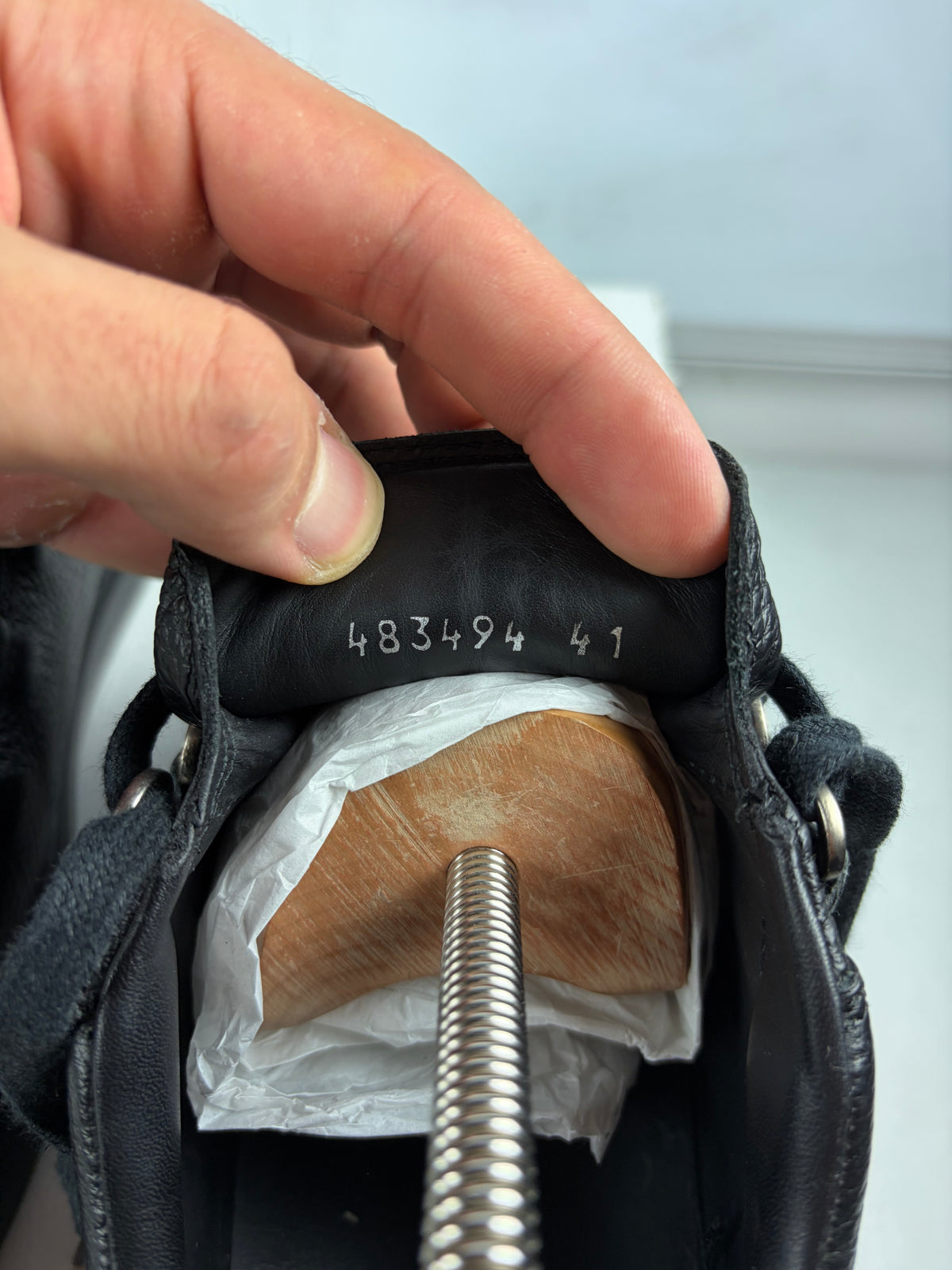 Balenciaga arena low - eu 41 / us 8 / uk 7.5 - black