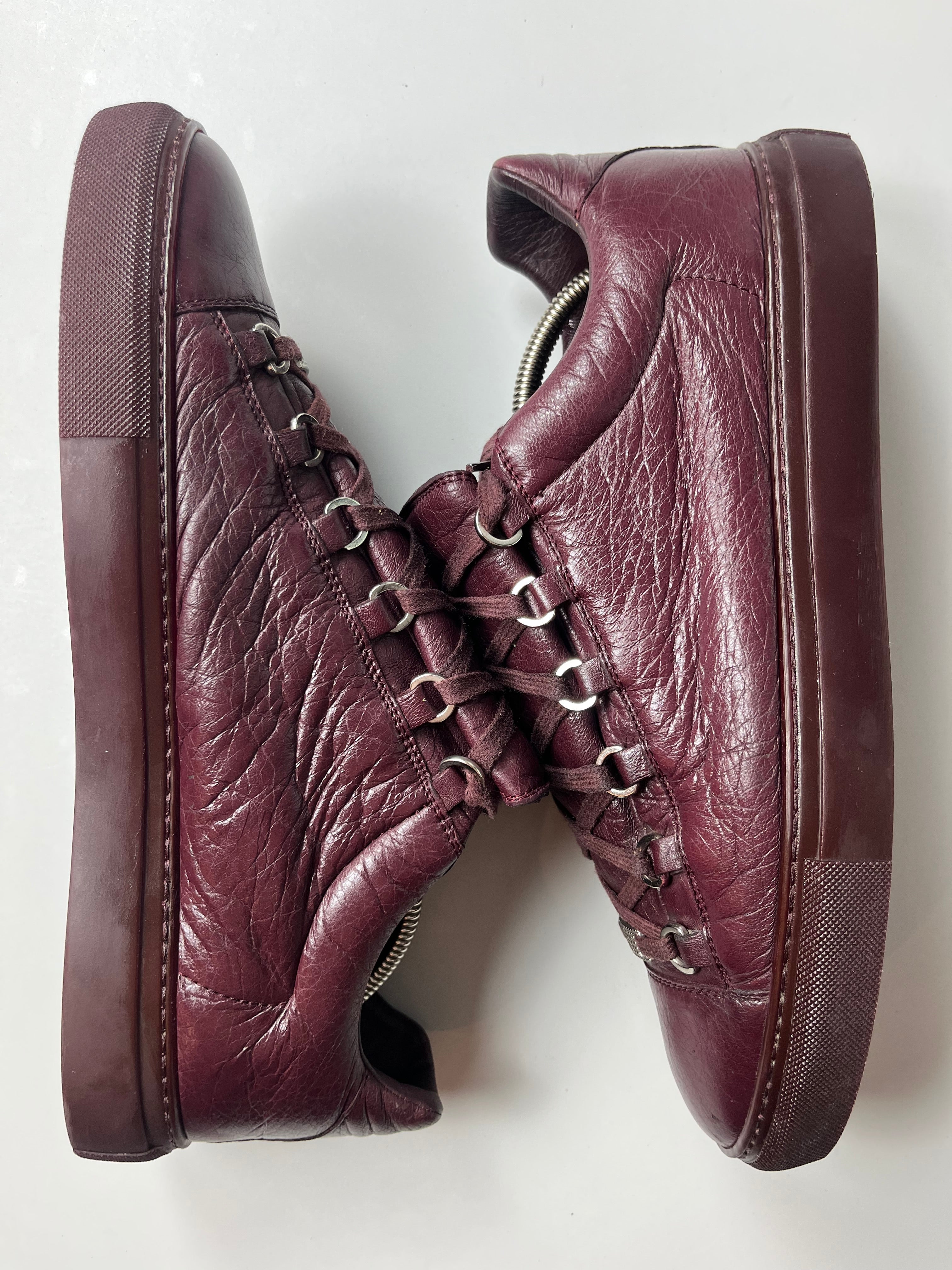 Balenciaga arena low - eu 44 - burgundy