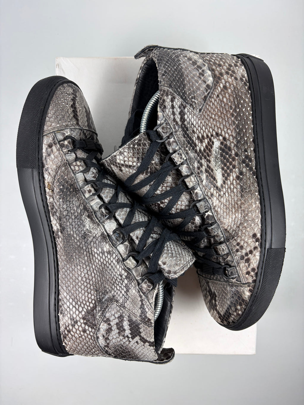 Balenciaga arena Python Skin high tops - eu 41 / us 9