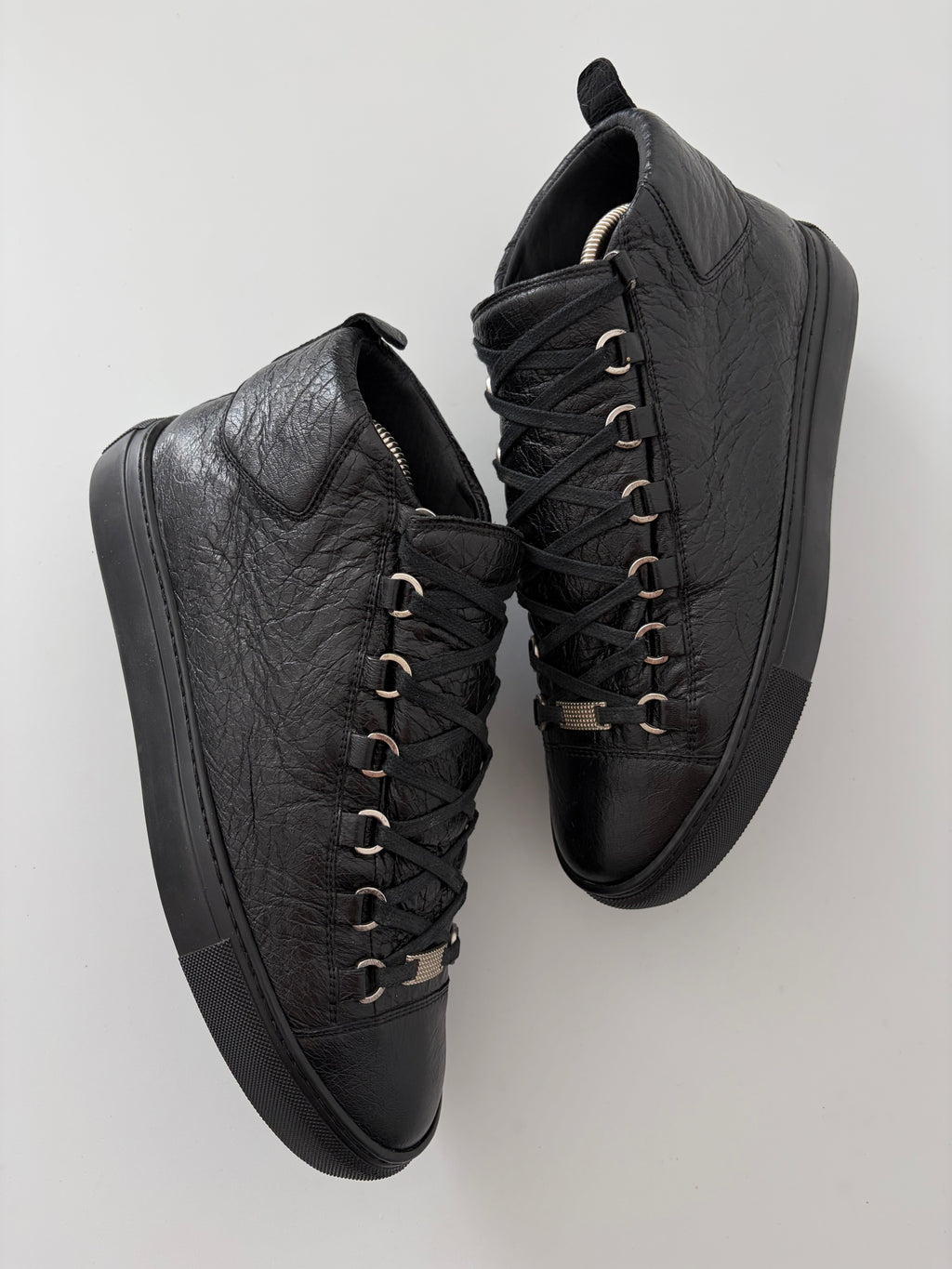 Balenciaga arena black high tops - eu 41 - black
