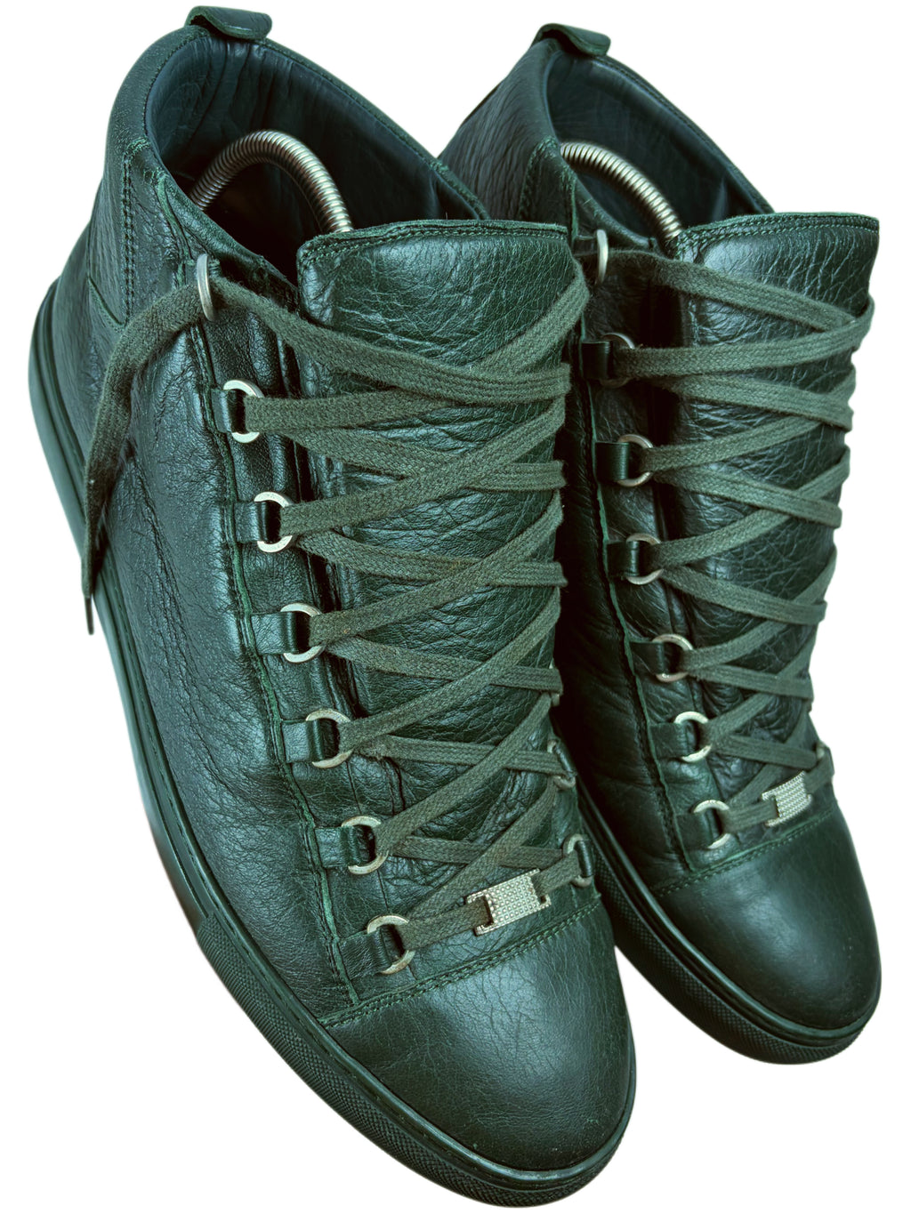 Balenciaga arena high tops - eu 46 / us 13 / uk 12 - dark green