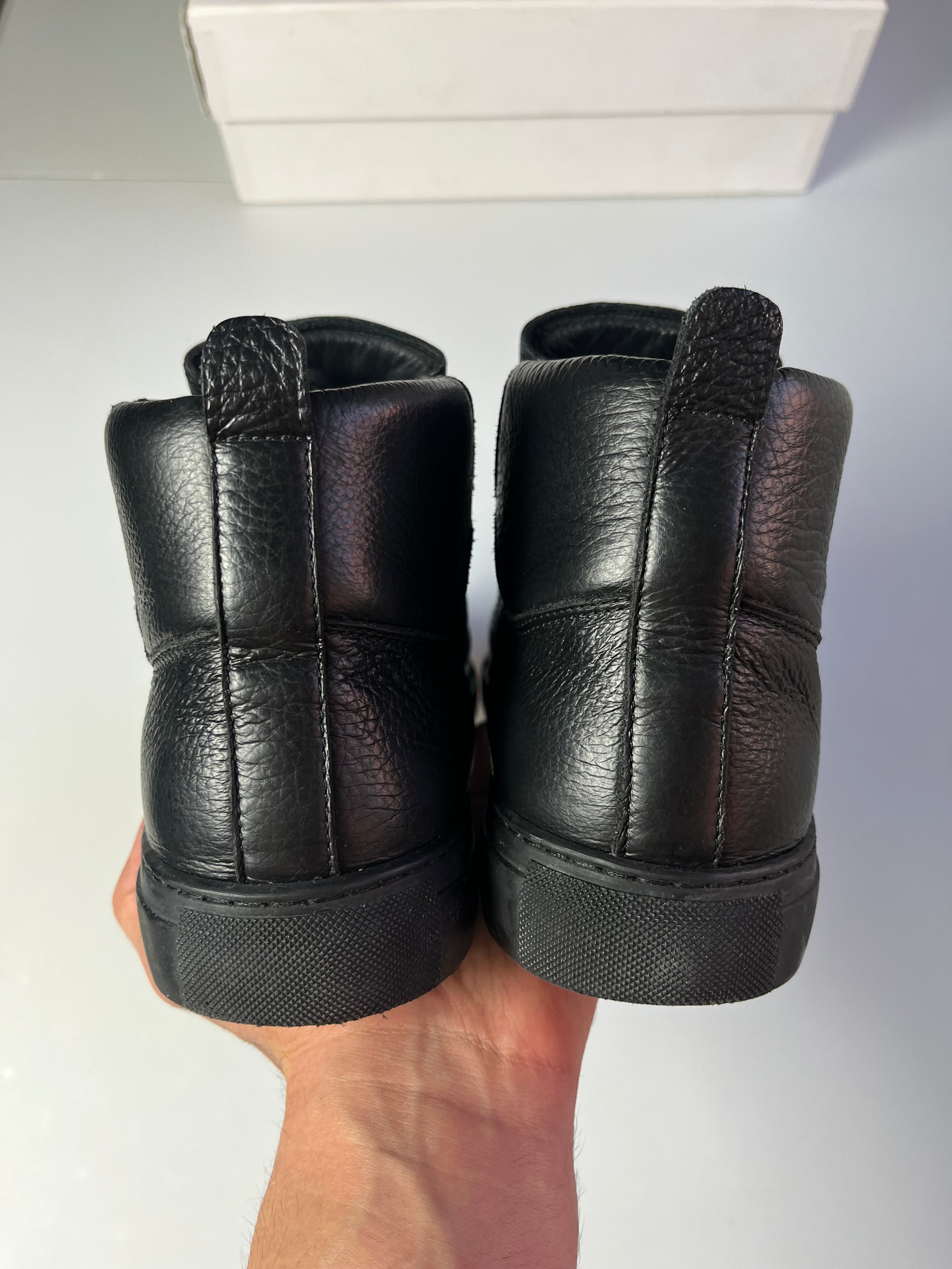 Balenciaga arena high tops - eu 45 - black