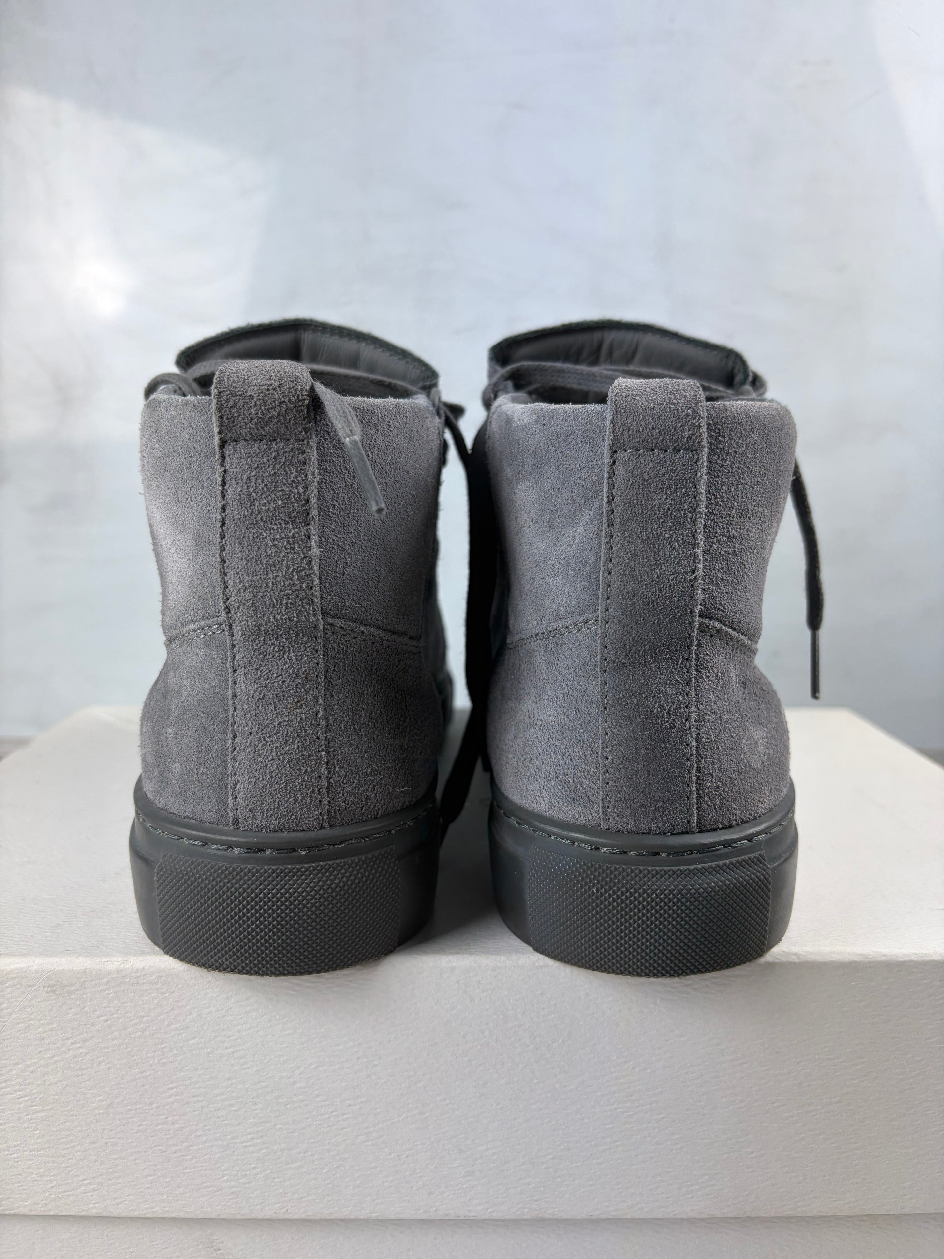 Balenciaga arena suede high tops - eu 42 / us 9 - grey