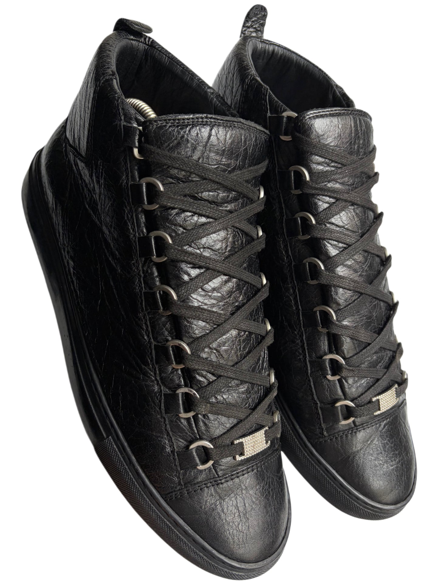 Balenciaga arena high tops - eu 42 - black