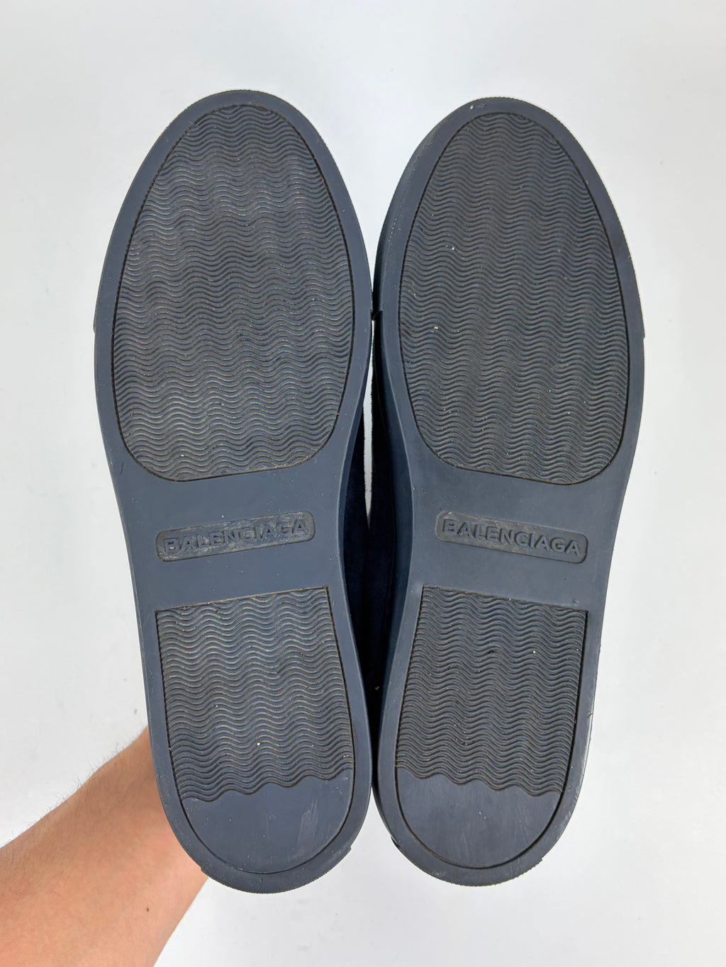 Balenciaga arena suede low - eu 42 / us 9 - blue