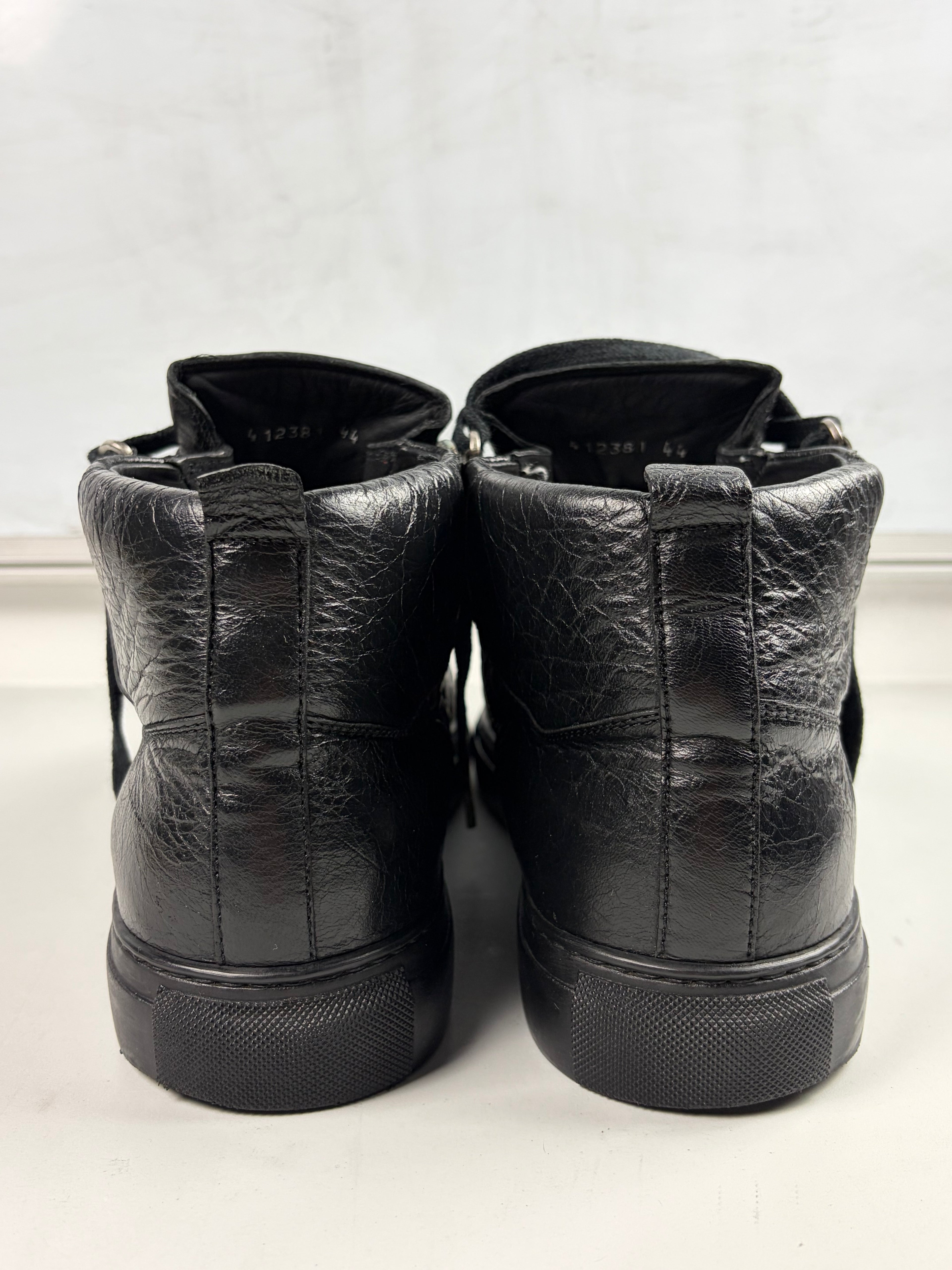 Balenciaga arena high tops - eu 44 / us 11 - black