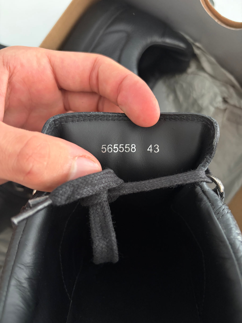 Balenciaga arena low - eu 43 / us 10 - black
