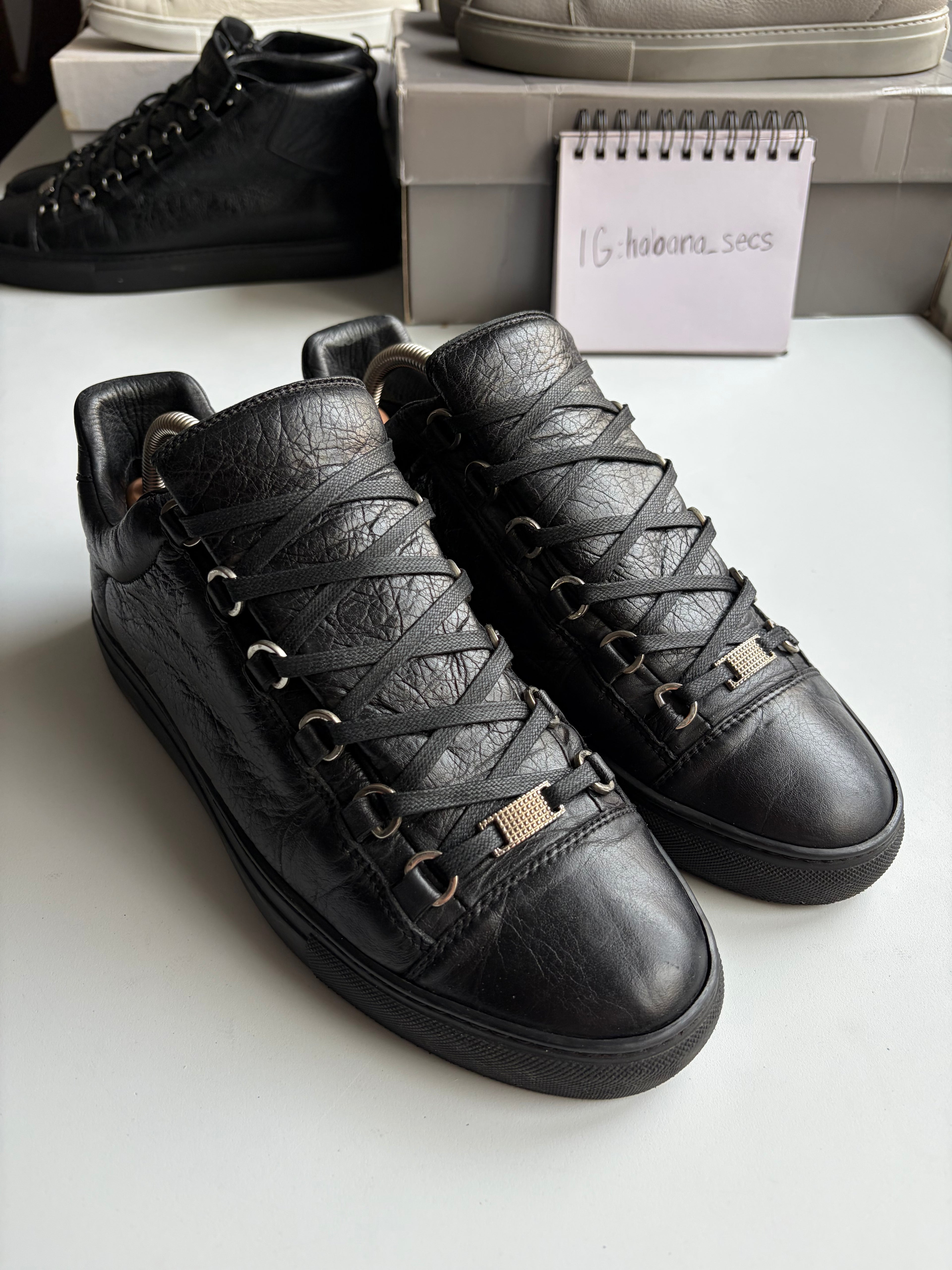 Balenciaga arena low - eu 41 - black