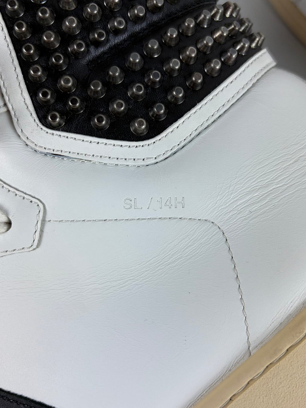 Saint Laurent Paris AW/14 studded high tops - eu 45 / us 12