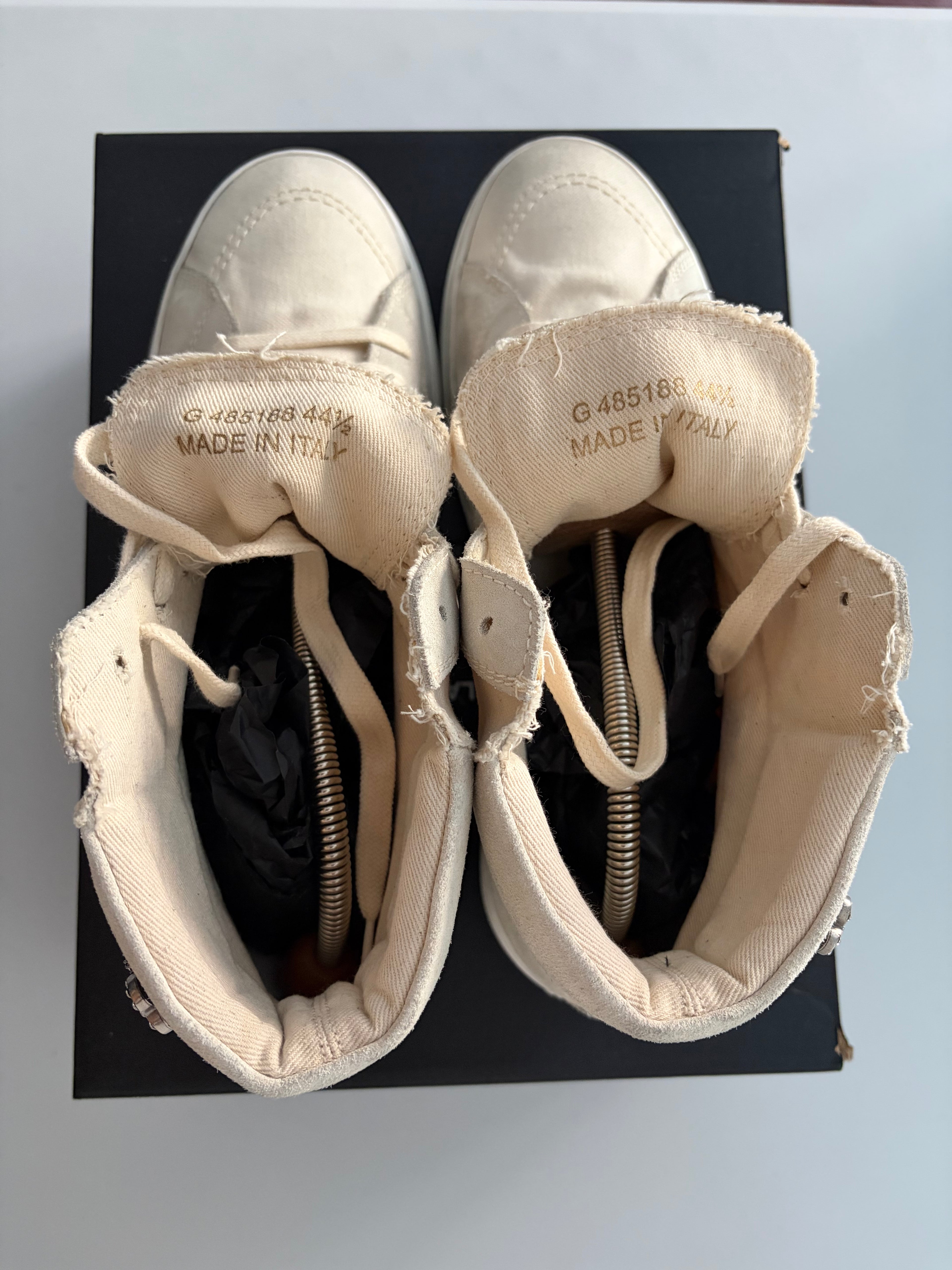 Saint Laurent ‘Smoking Forever’ high top sneakers - Eu 44 1/2