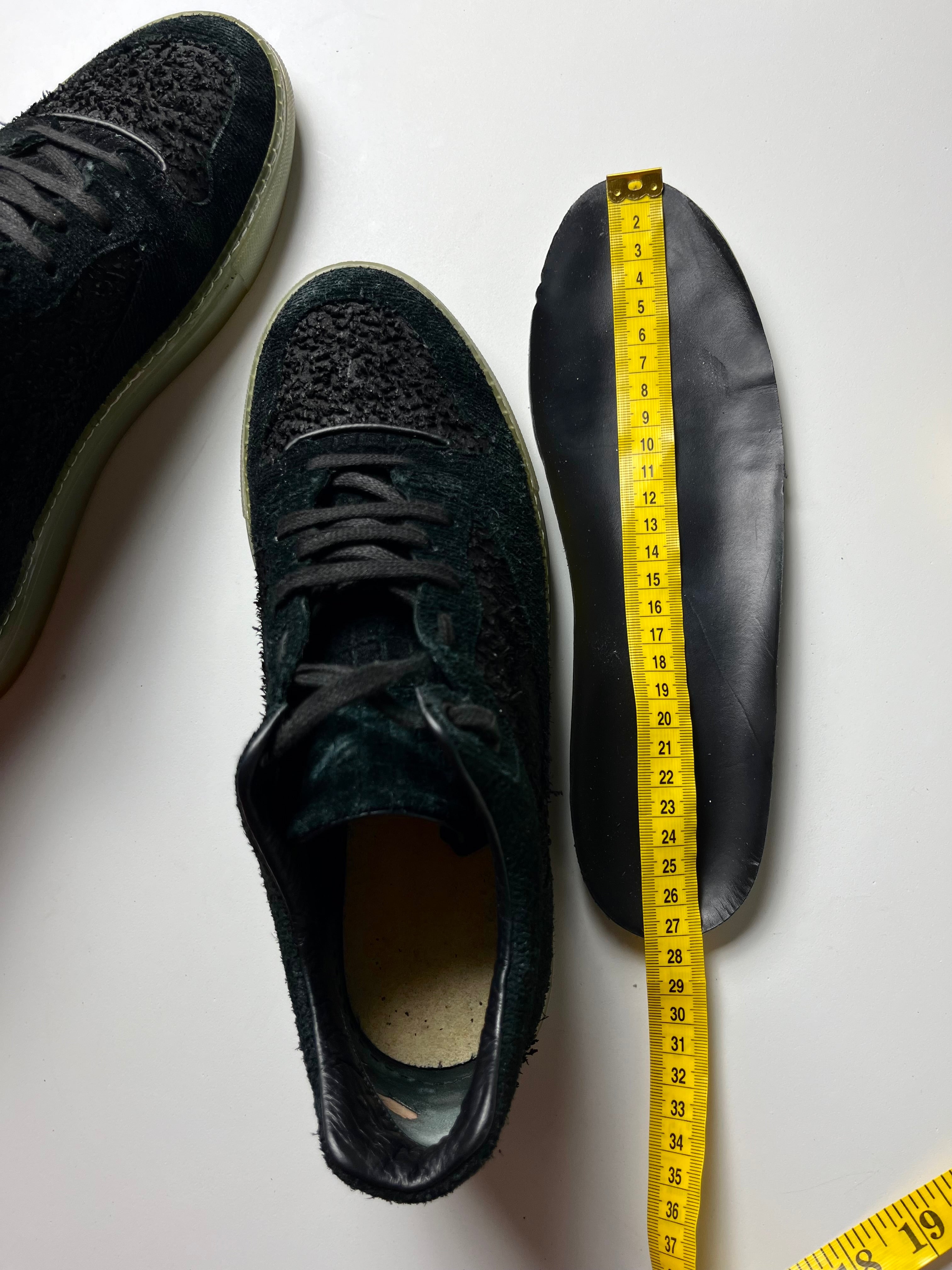 Balenciaga low Corduroy Distressed - EU 40 - black