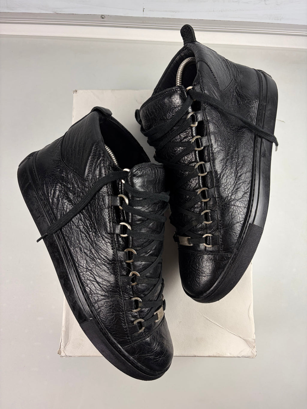 Balenciaga arena high tops - eu 42 / us 9 - black