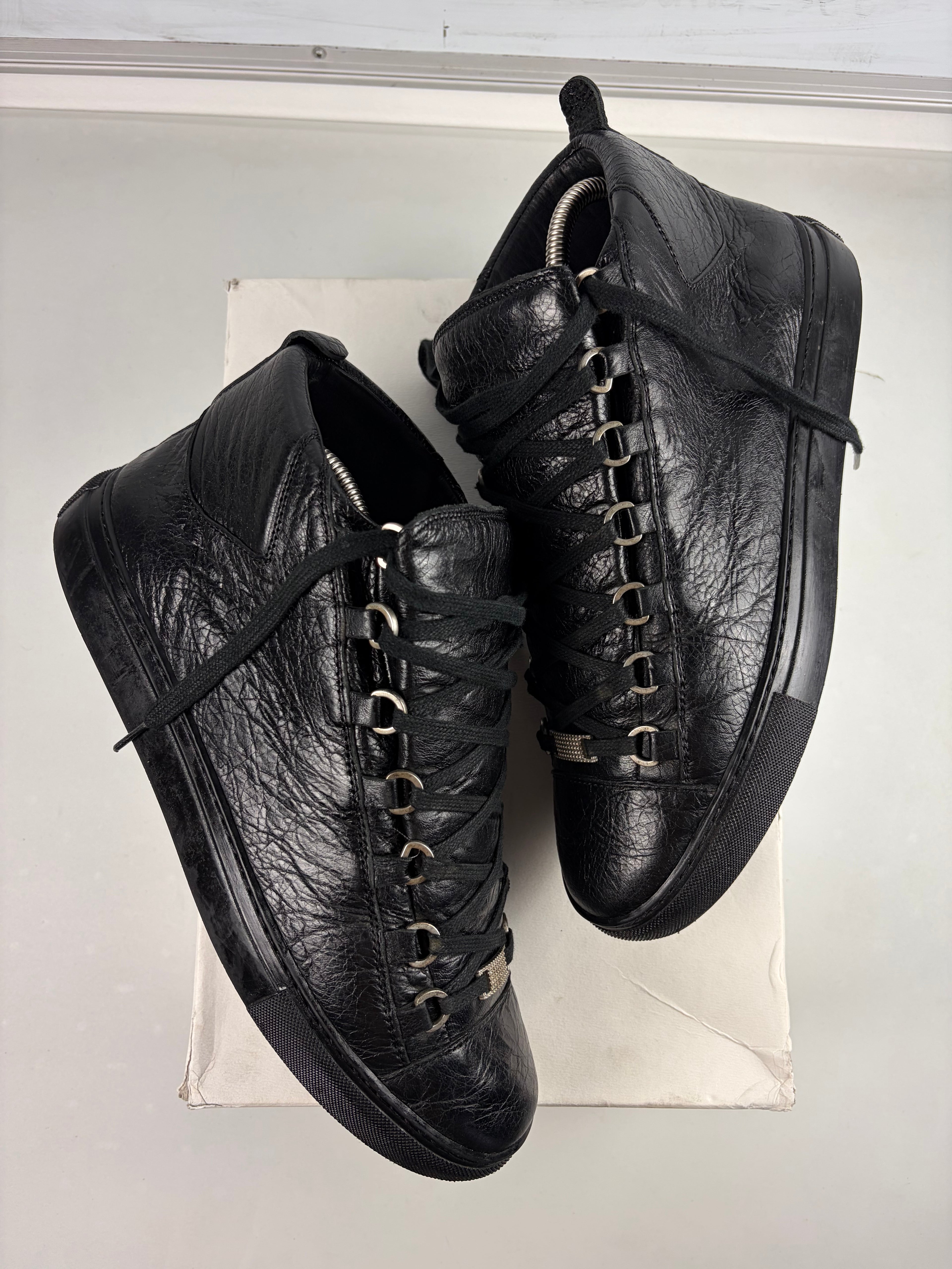 Balenciaga arena high tops - eu 42 / us 9 - black