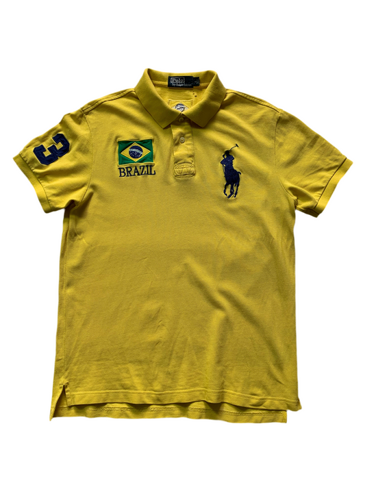 RL ‘BRAZIL’ POLO T-SHIRT (L)