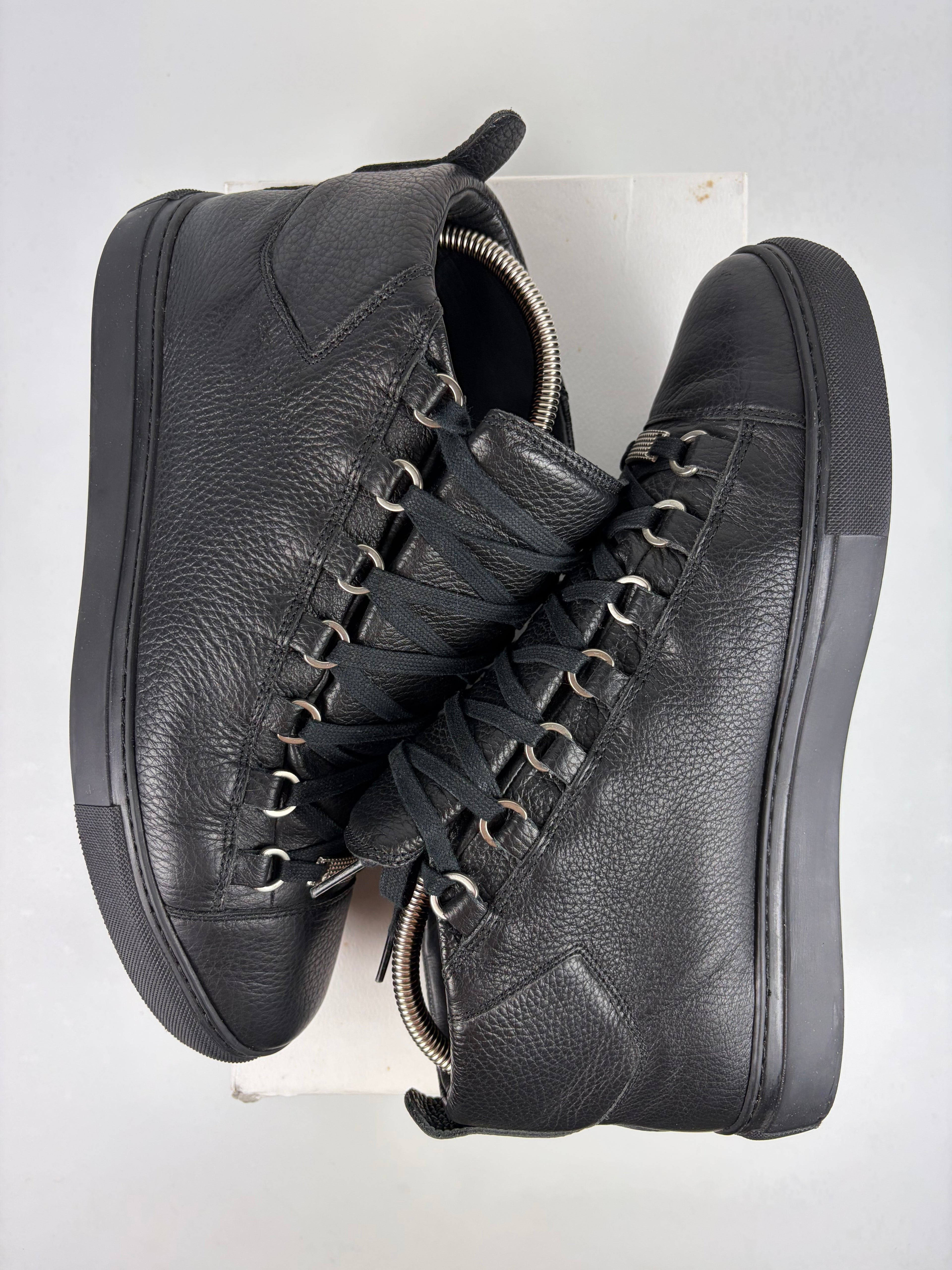 Balenciaga arena high tops - eu 42 / us 9 - black