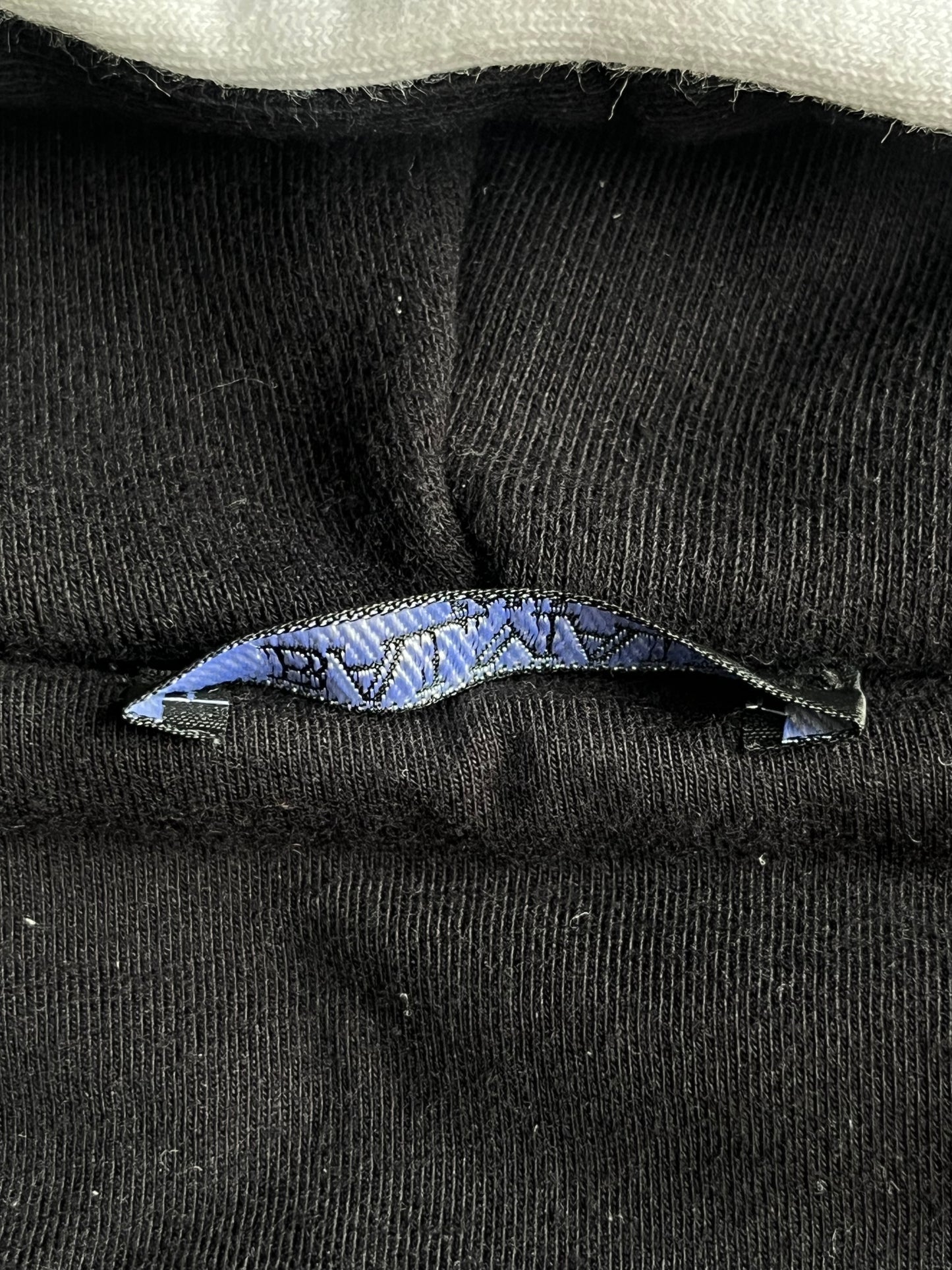 Balmain Union Jack multi zips heavy cotton hoodie (L) - black