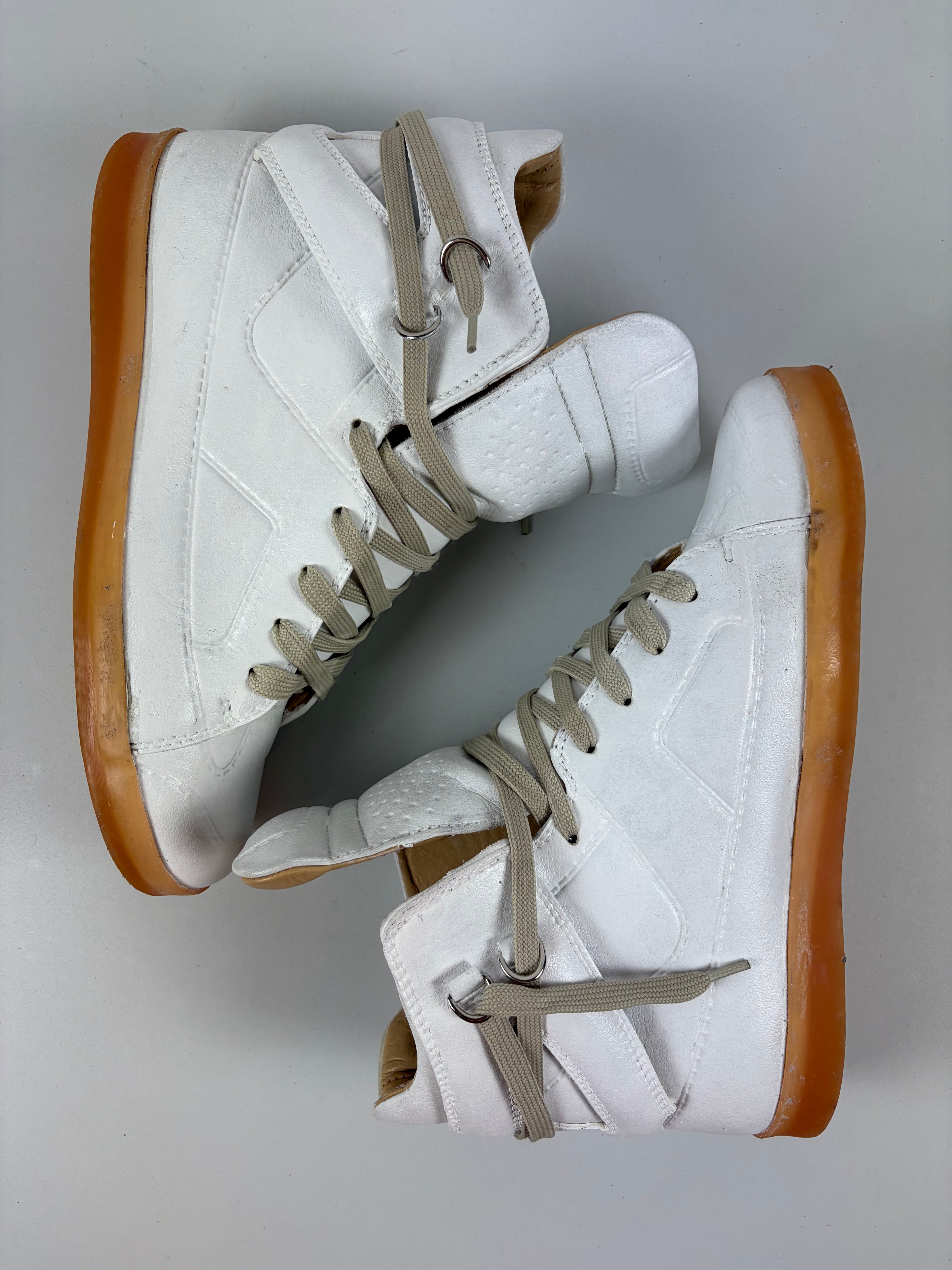 2012 Maison Margiela X H&M high tops - eu 41 - white