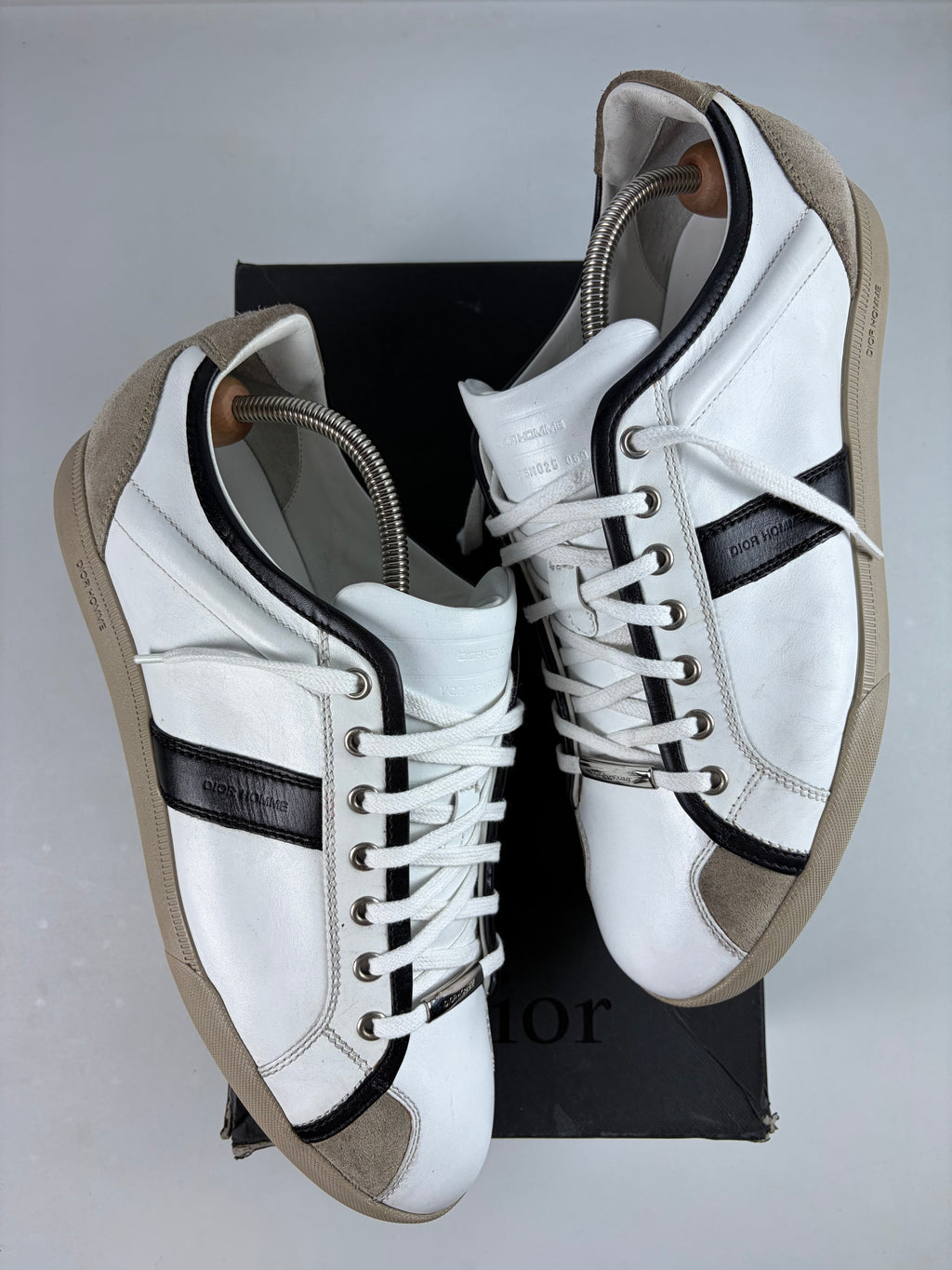 Dior Homme low tops - eu 43 / us 10 - white