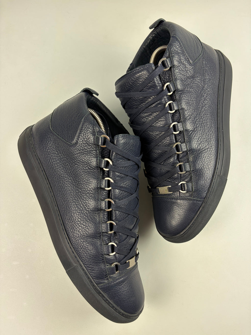 Balenciaga arena high tops - eu 43 / us 10 - navy blue
