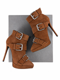 Giuseppe Zanotti ‘Emy’ suede ankle boots - eu 37.5 / us 7.5 / uk 4.5 - brown