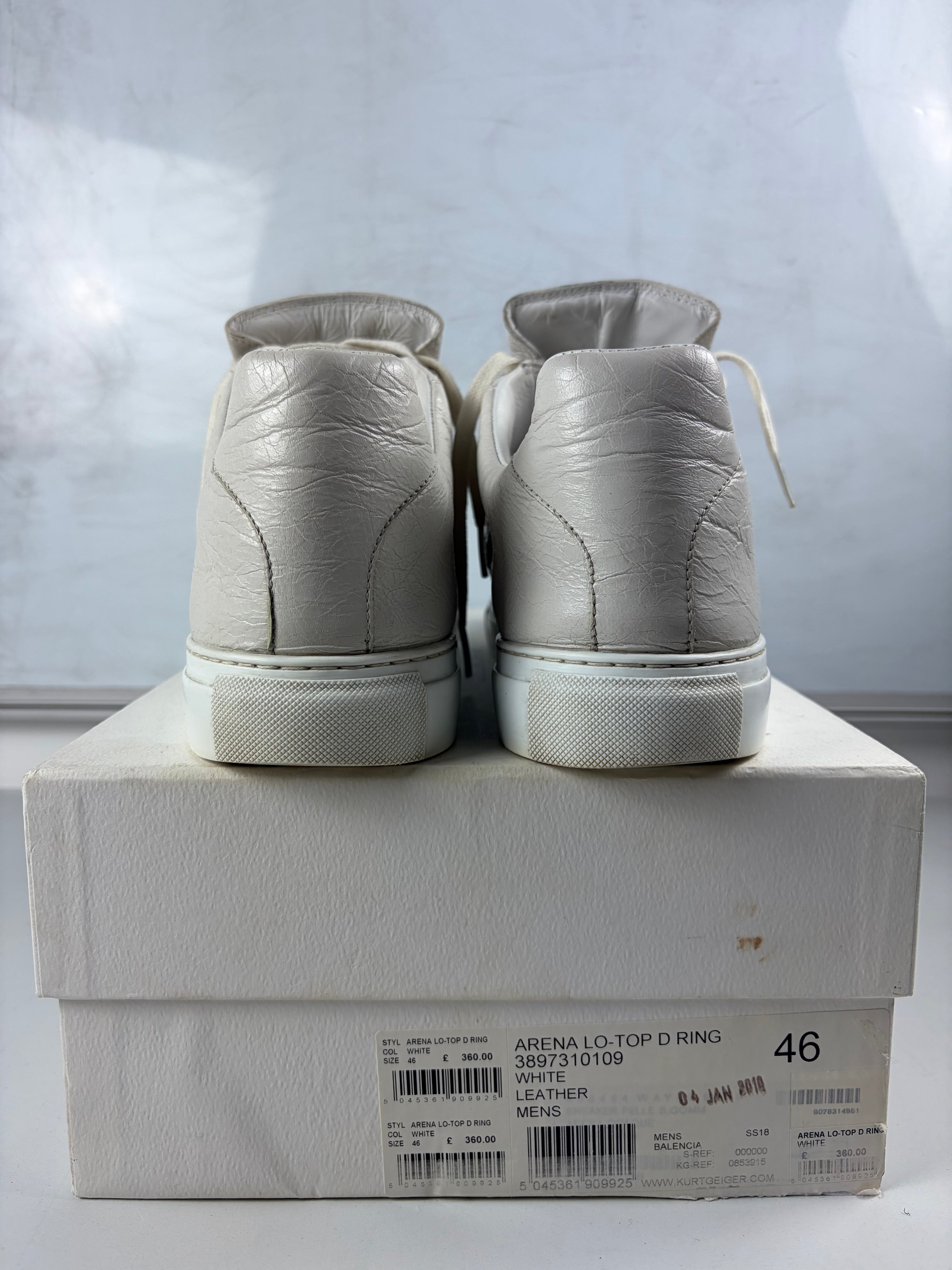 Balenciaga arena low - eu 46 / us 13 - white